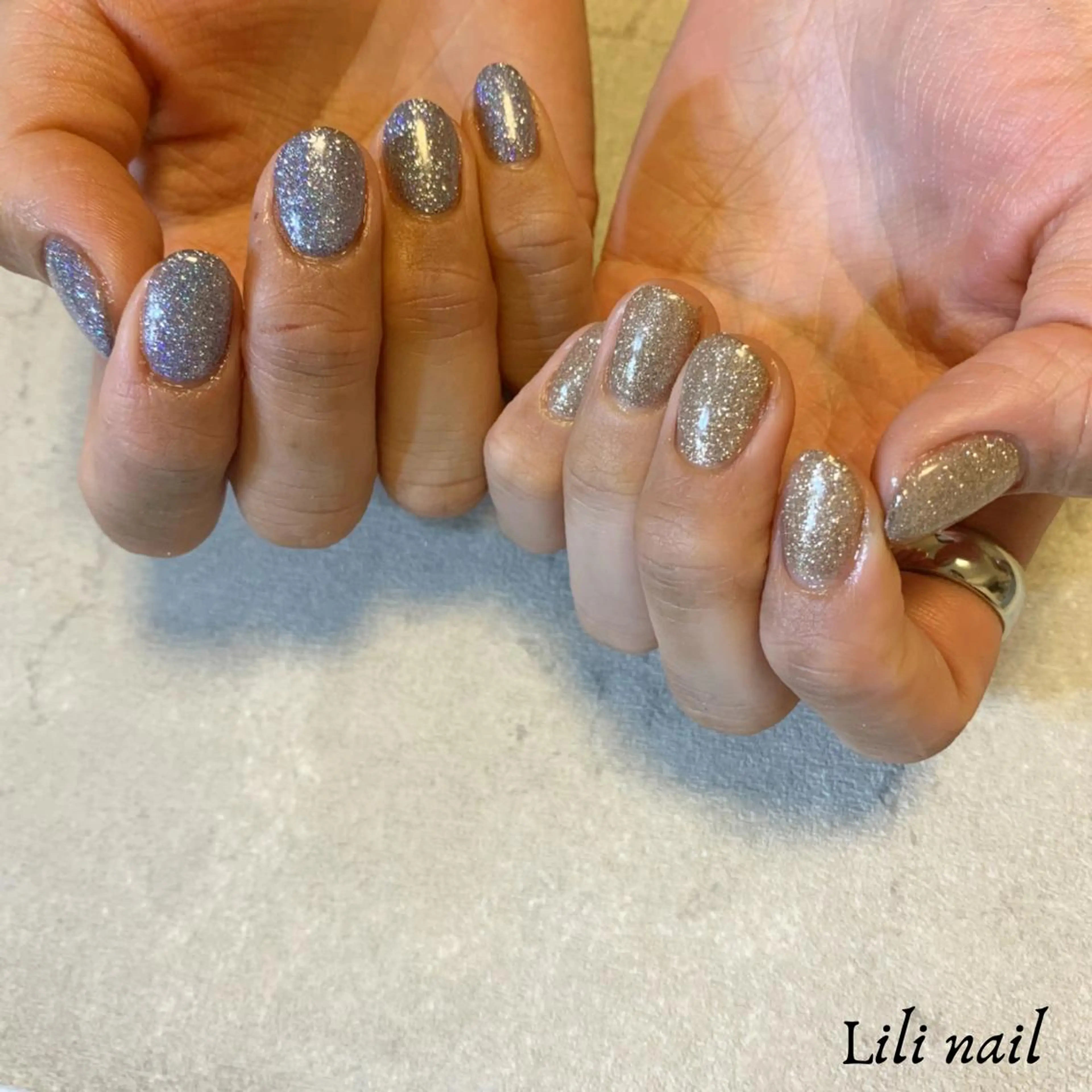 ショート ネイル フラッシュネイル ハンドネイル Lilibeauty salonのネイルデザイン