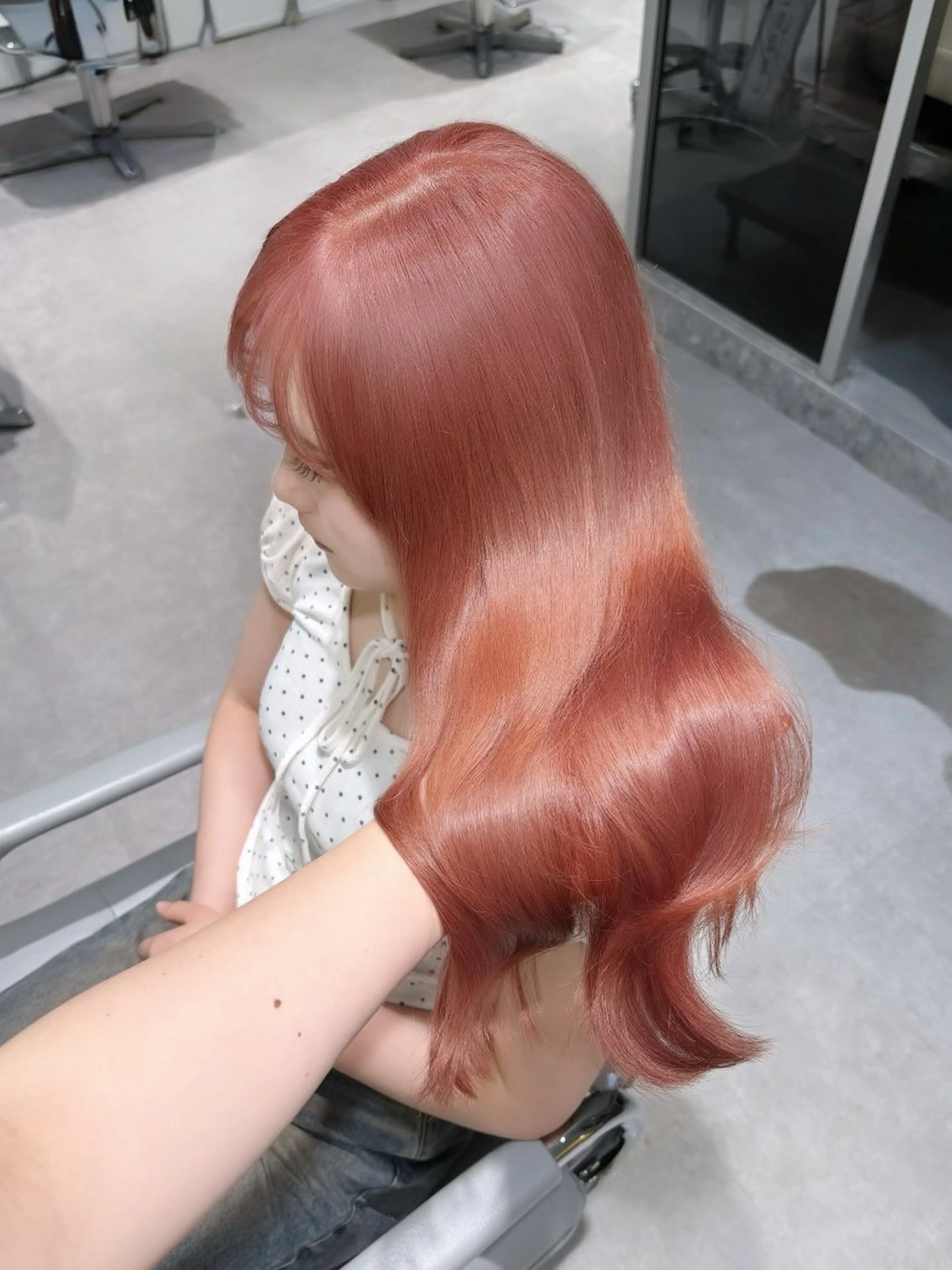 初カラーの方のみ🎀5000円OFF‼️カット＋ブリーチダブルカラー＋3stepトリートメント付き✨️の写真