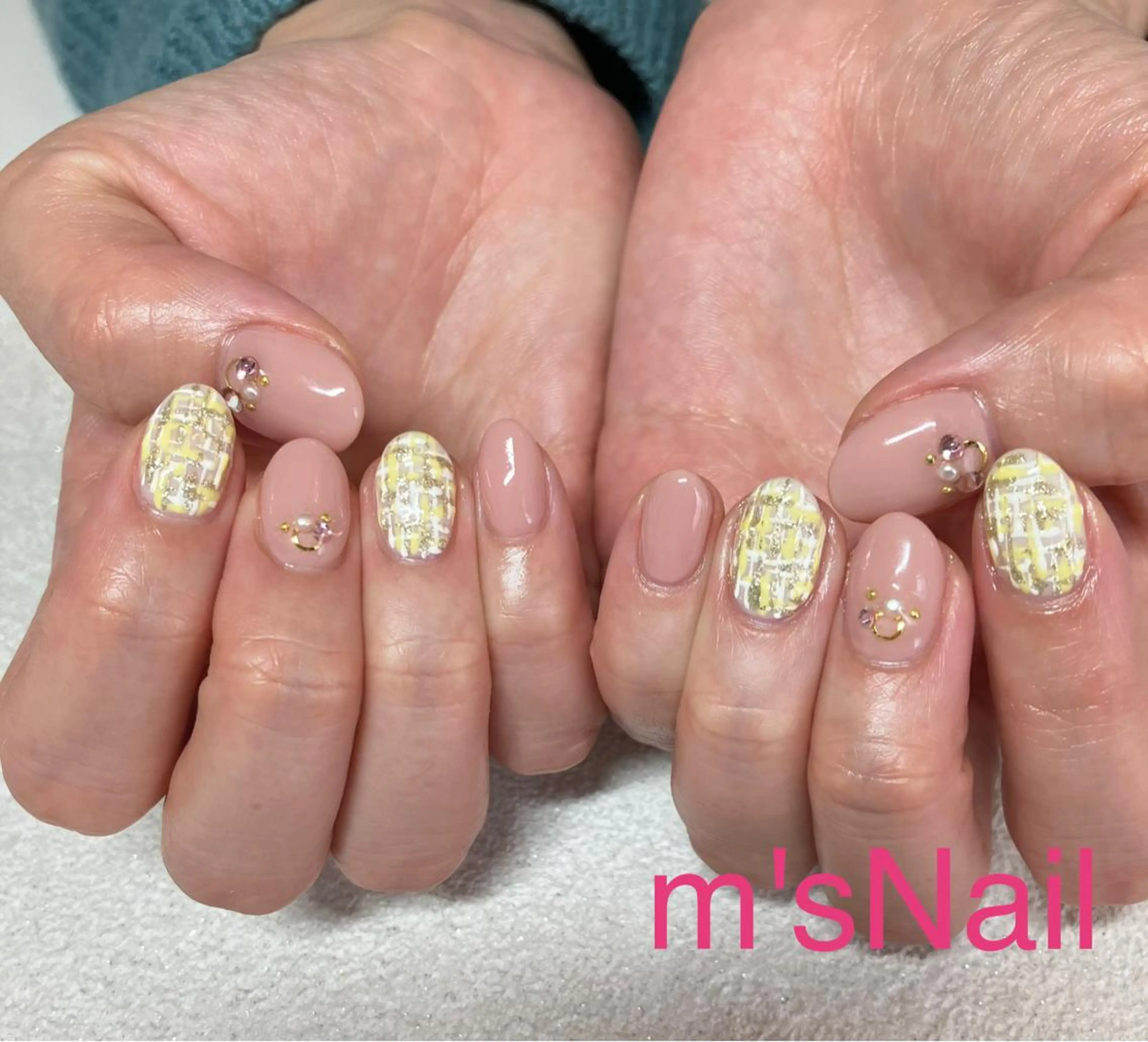 ネイル 春ネイル m'sNail 福岡西区 ネイルのネイルデザイン