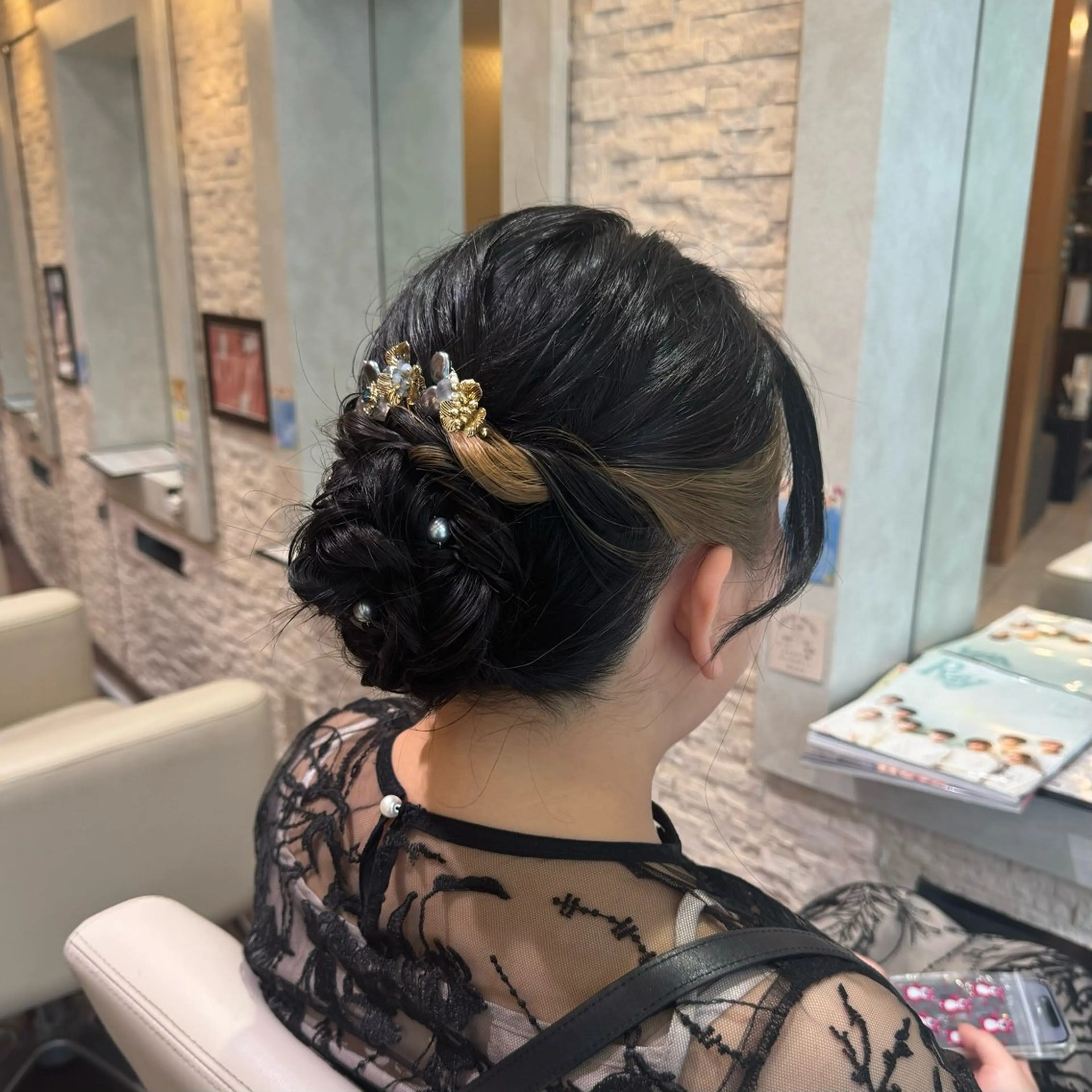 セミロング ヘアアレンジ 💎五十嵐 千夏💎のヘアスタイル