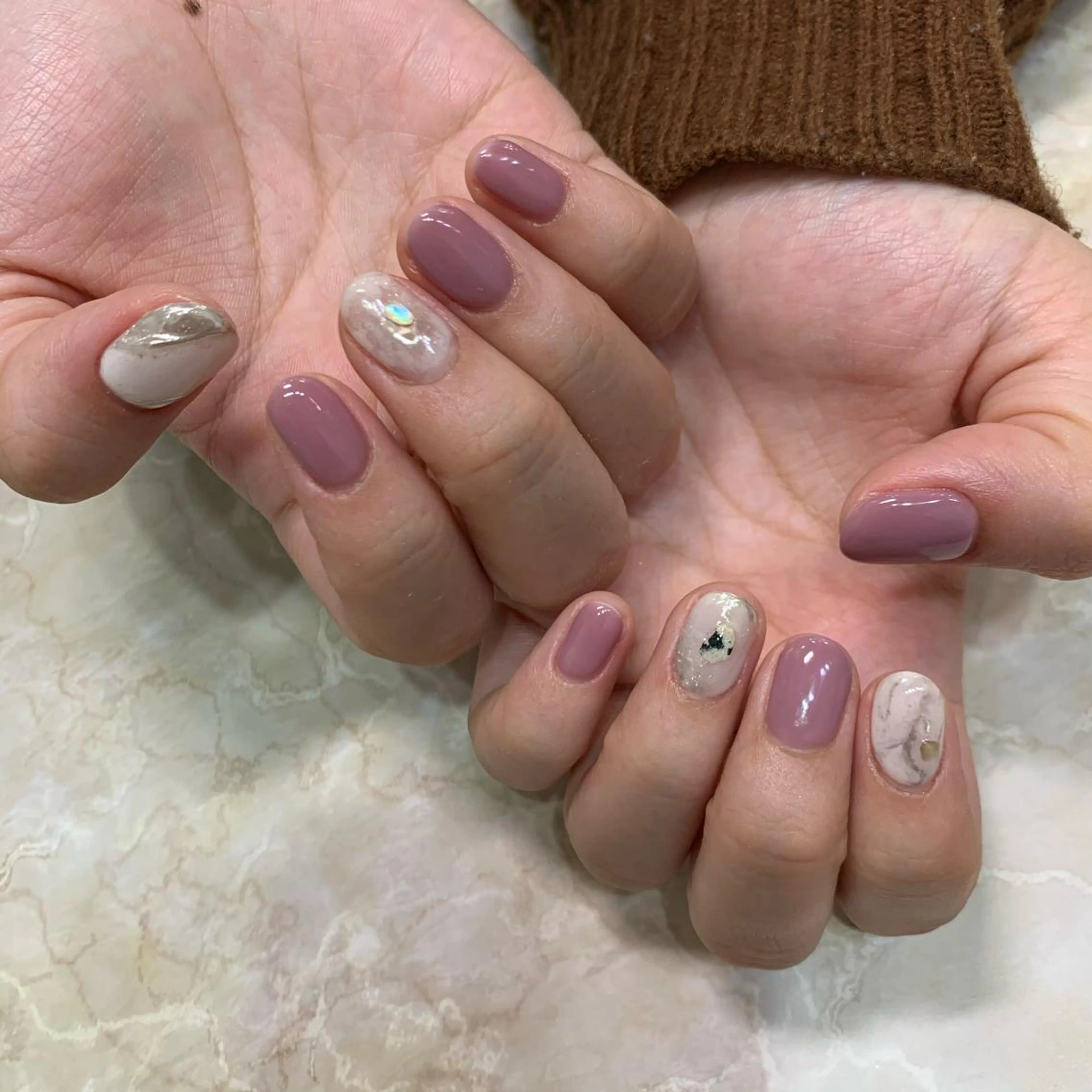 ネイル 新宿ニュアンスネイル makotoのネイルデザイン