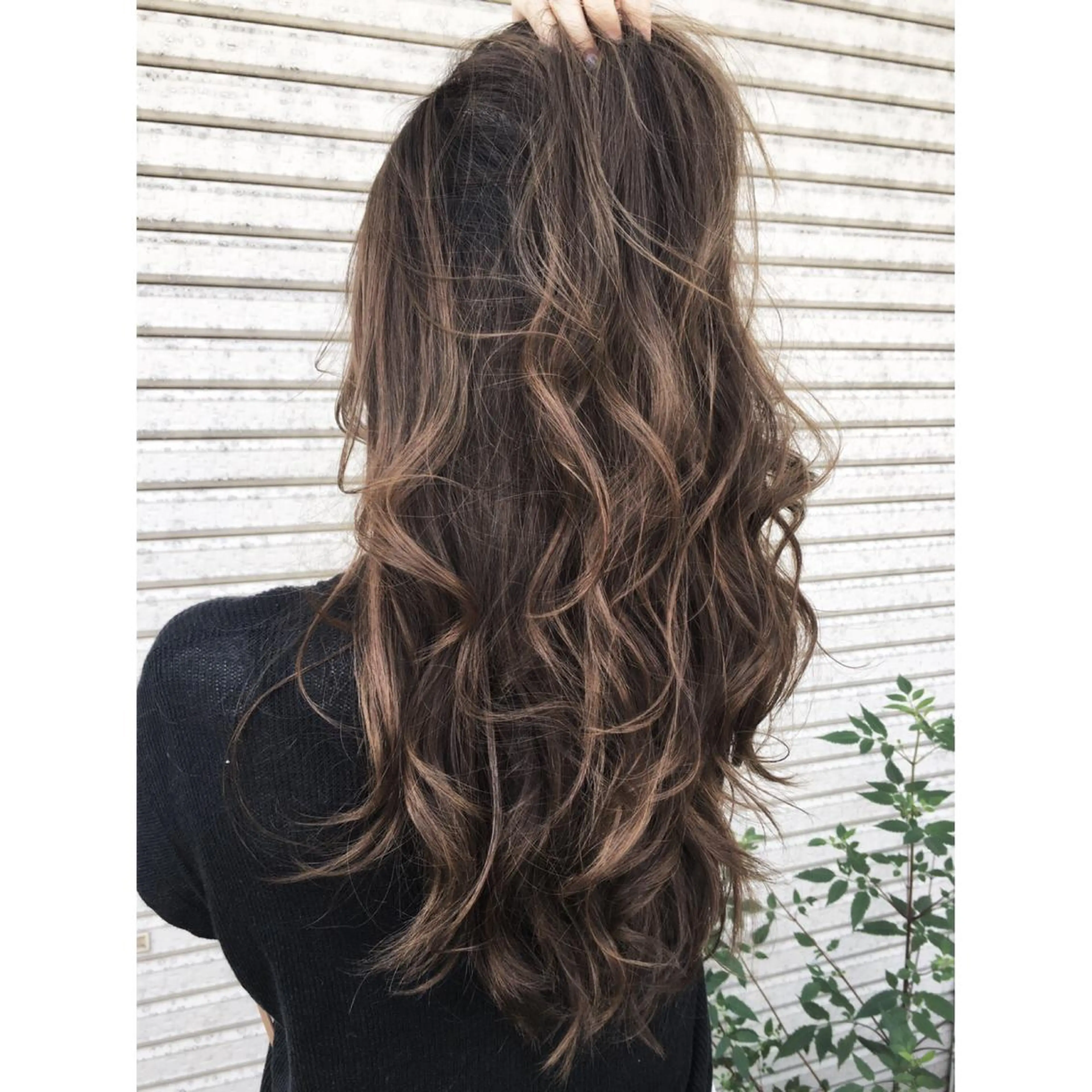 ロング カラー ヘアアレンジ YAP！HAIR トコツメアヤノのヘアスタイル