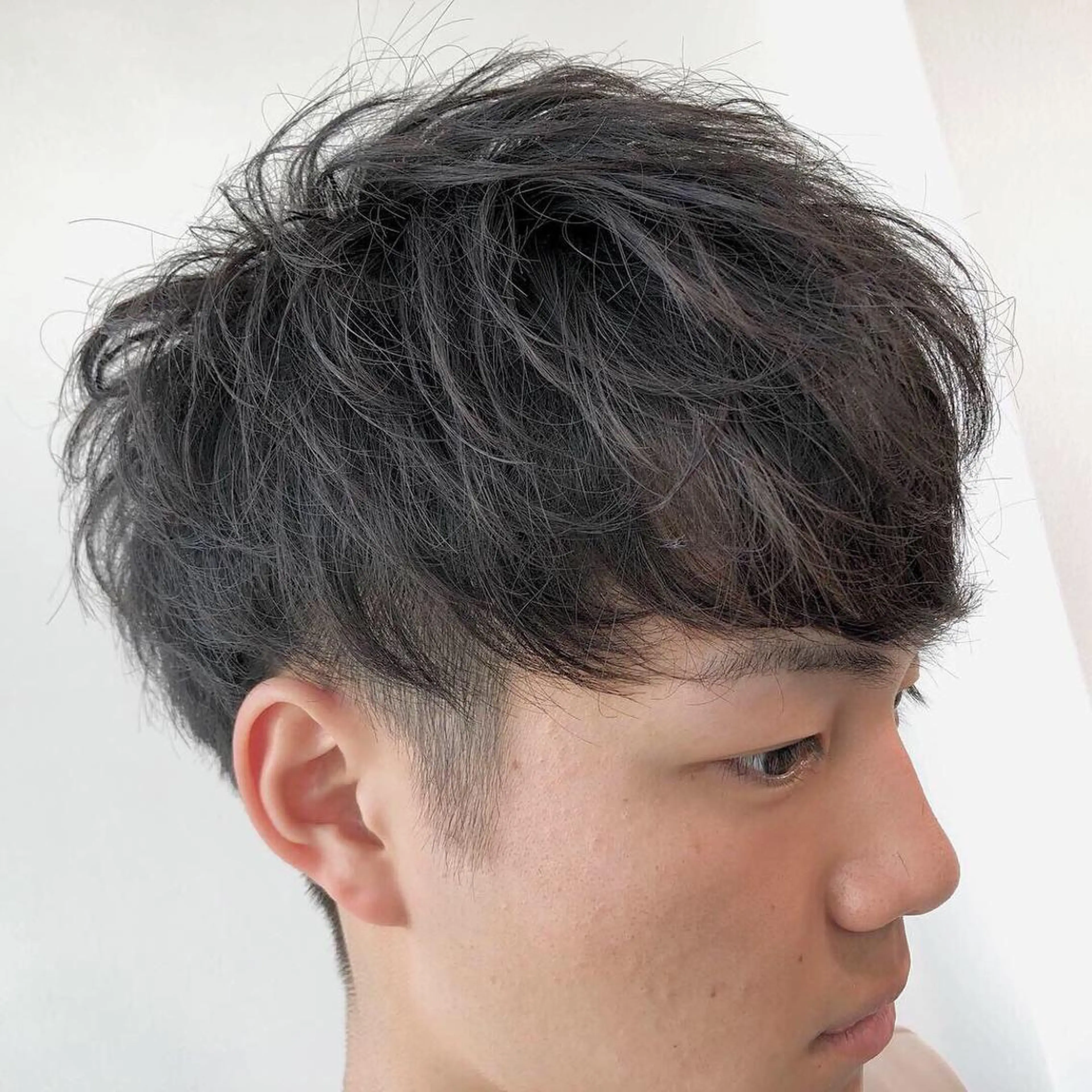 ショート カラー パーマ ヘアアレンジ メンズ 当日予約⭕️ JUNYAのヘアスタイル