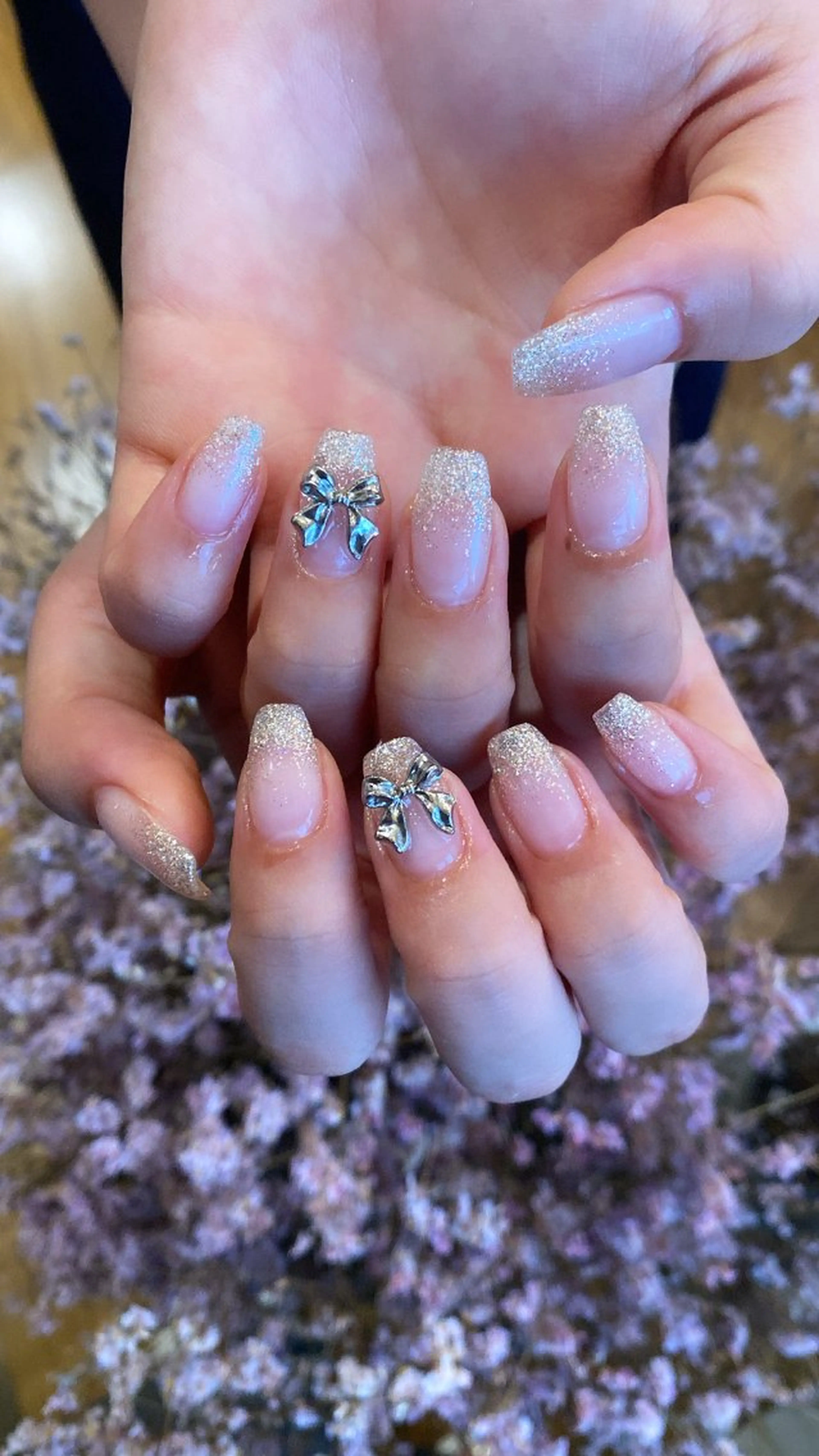 ネイル ハンドネイル crystal ⭐︎ colorのネイルデザイン