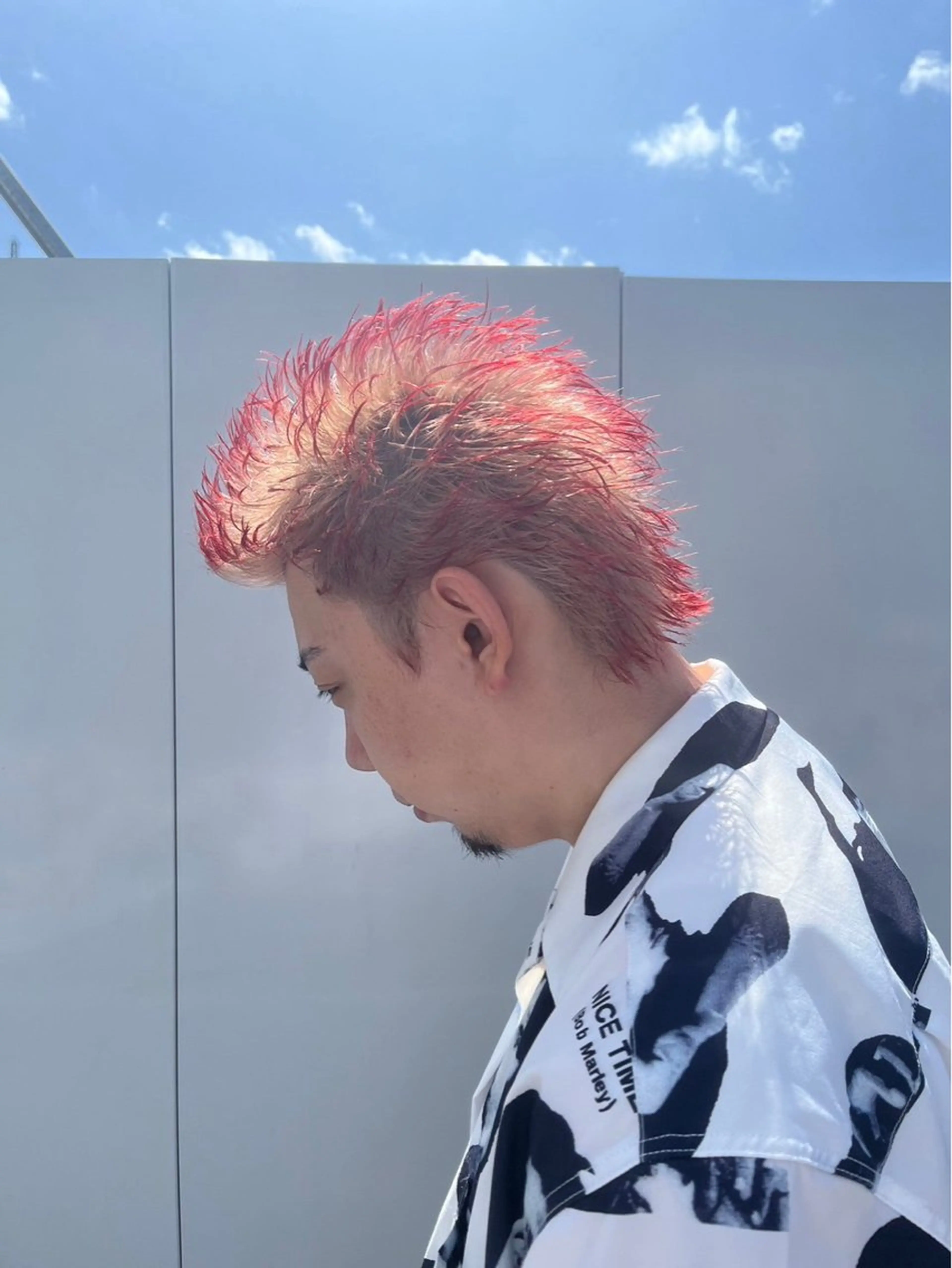 ショート カラー メンズ パーマ特化美容師 佐藤壮流のヘアスタイル