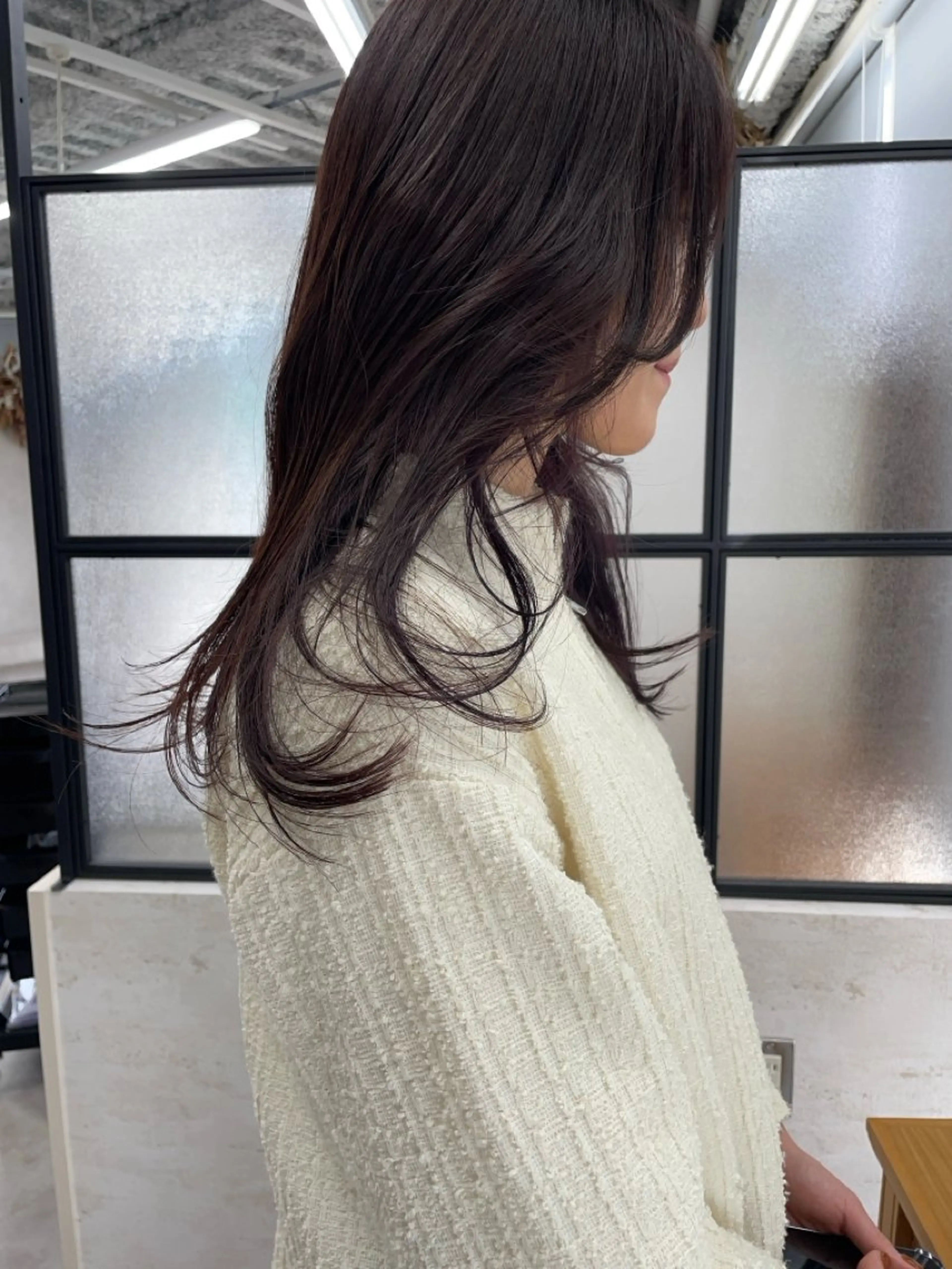 セミロング カラー maria soa/艶髪ヘアのヘアスタイル