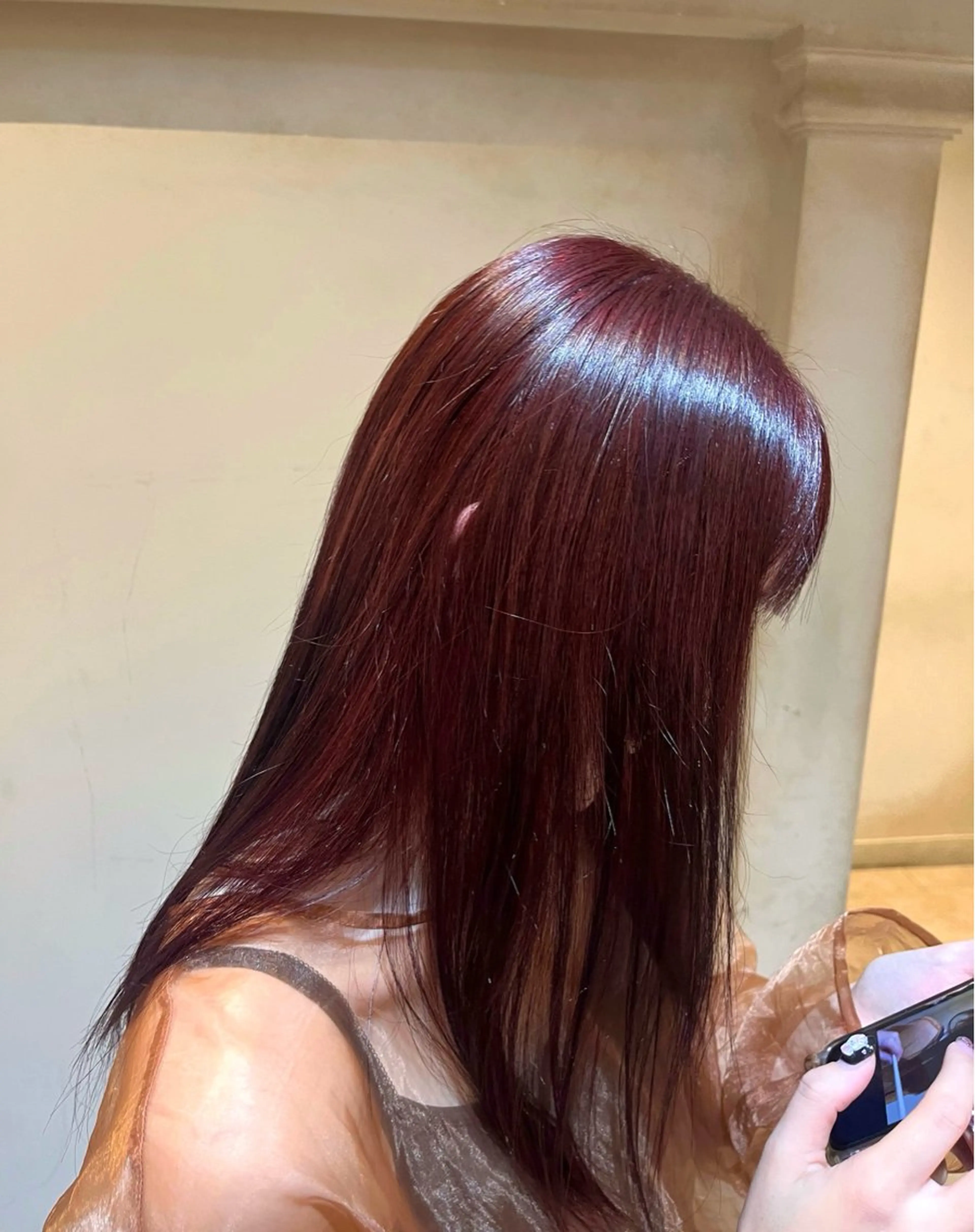 ロング カラー 大人可愛い/韓国 レイヤー🎀まおのヘアスタイル