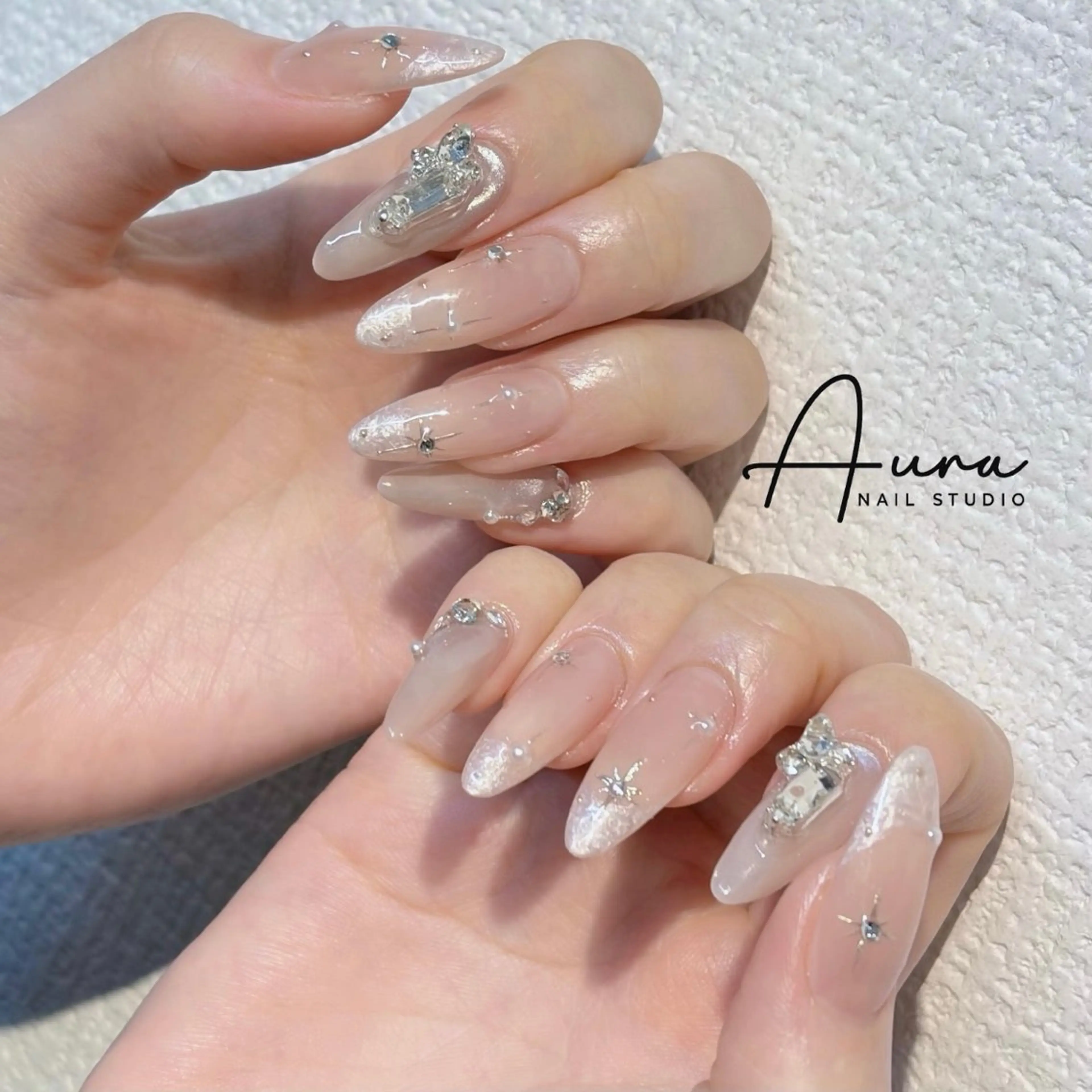 ネイル ハンドネイル Aura Nail Maiのネイルデザイン