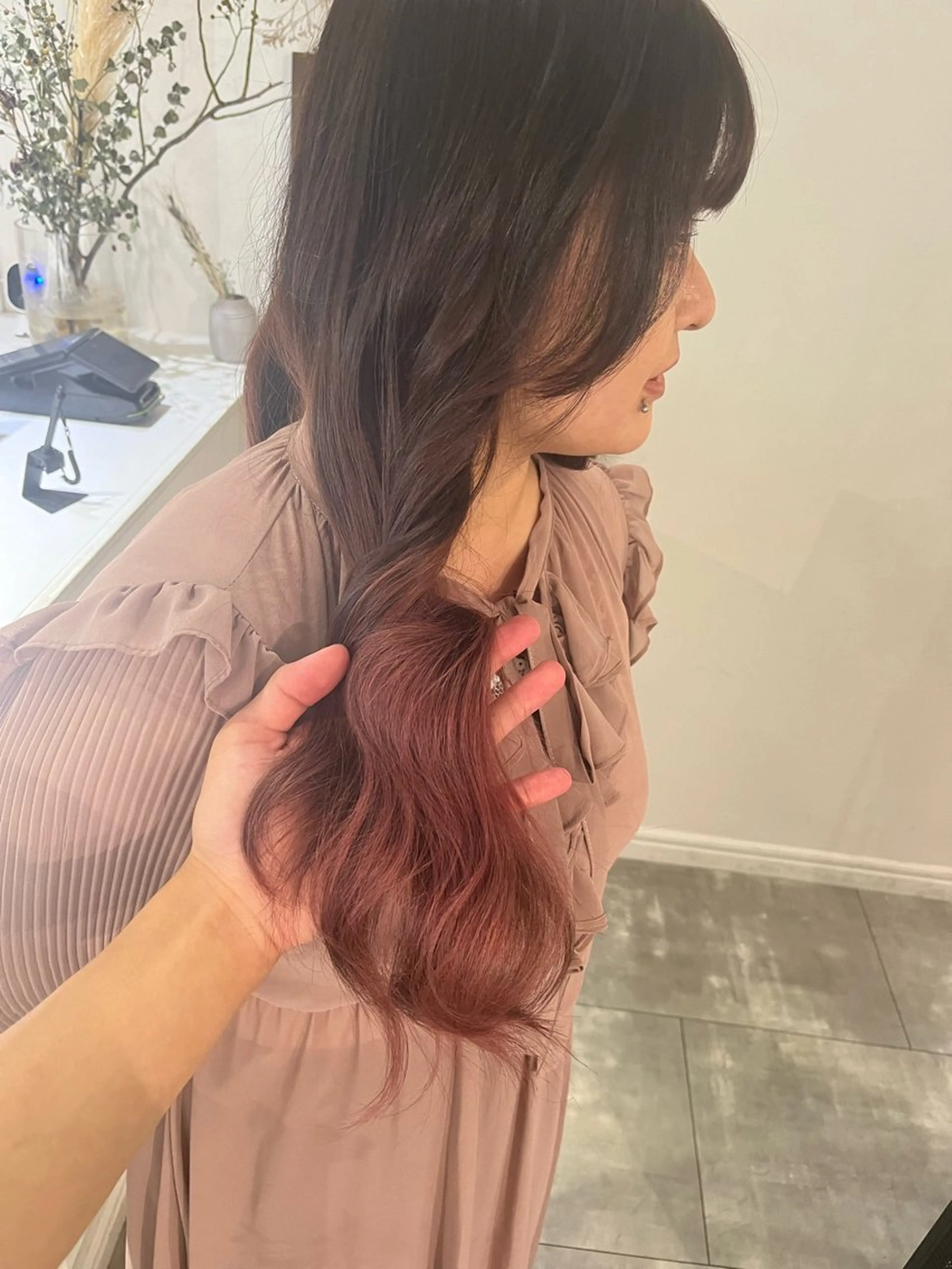 ロング カット トリートメント 🌈カラー特化 ハイトーンけいと🌈のヘアスタイル