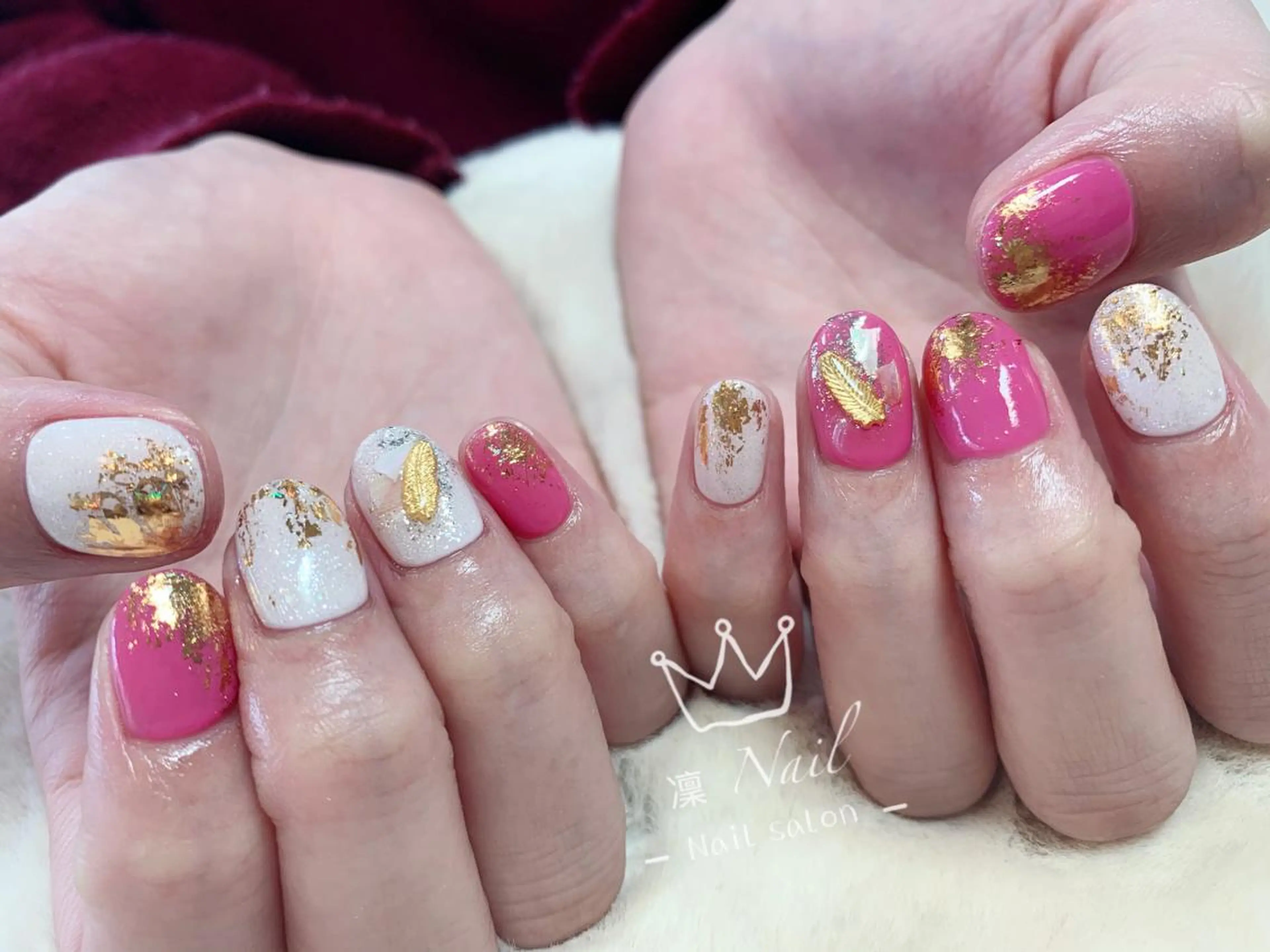 ショート カラー ネイル Le’a NailSalonのネイルデザイン