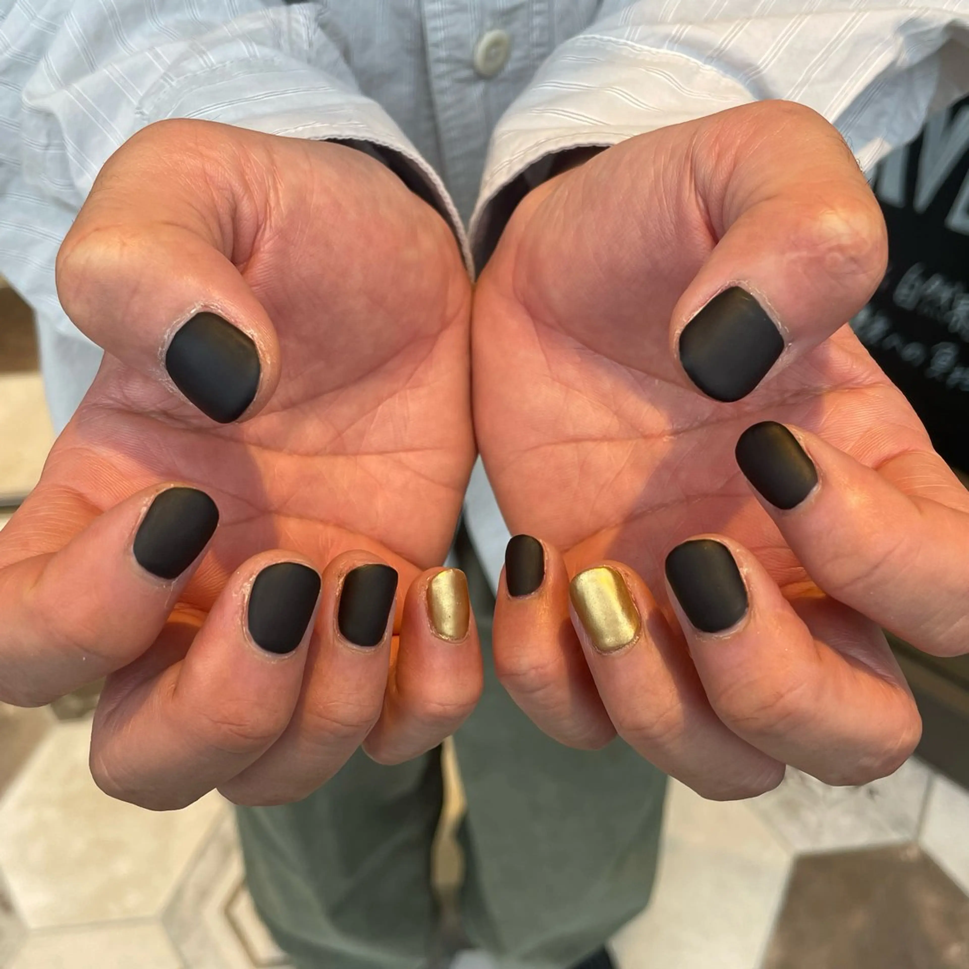 ネイル メンズネイル DISCO HAIR bello NAILのネイルデザイン