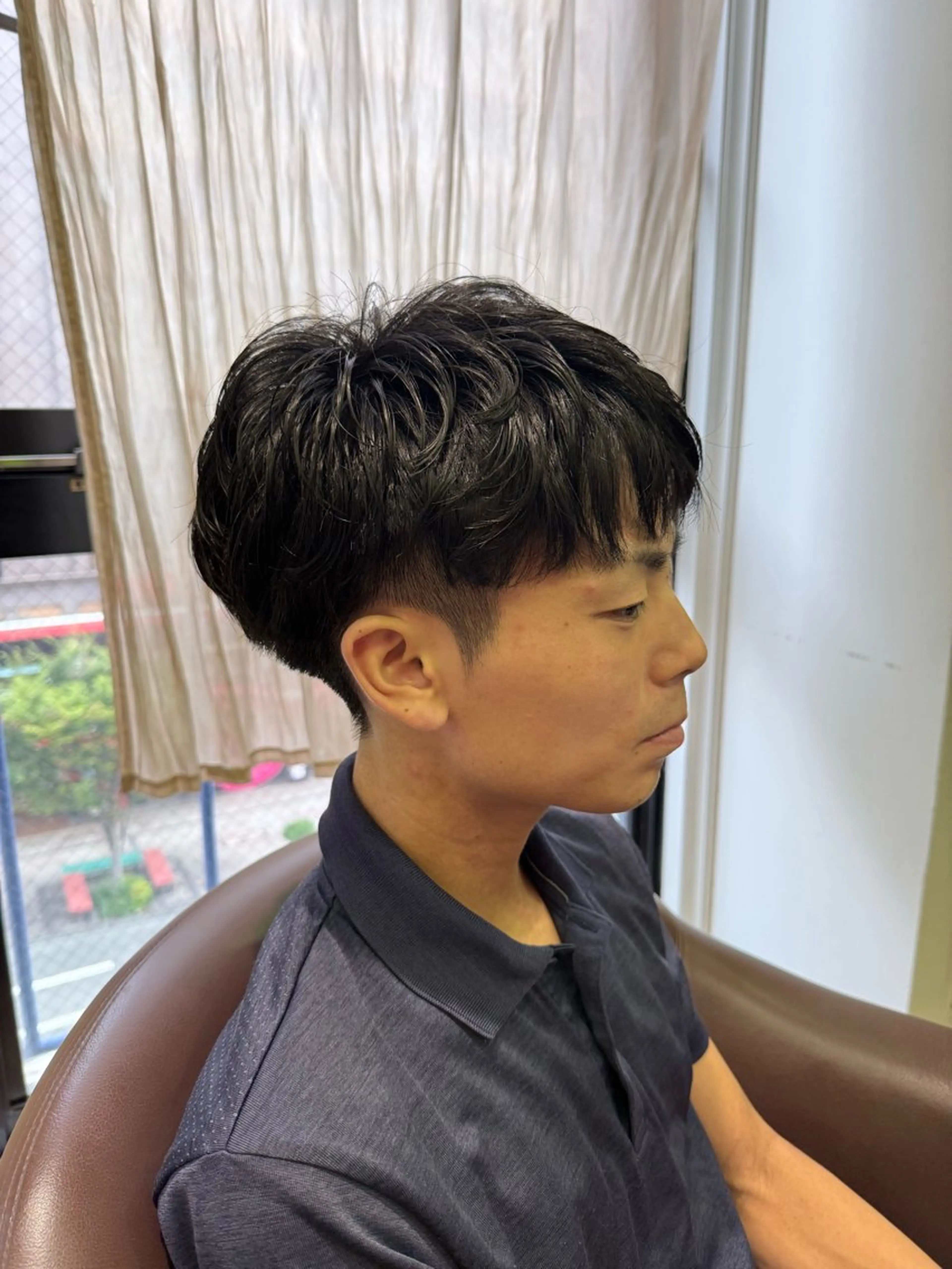 ショート メンズ メンズパーマ 溝口 槙里也のヘアスタイル