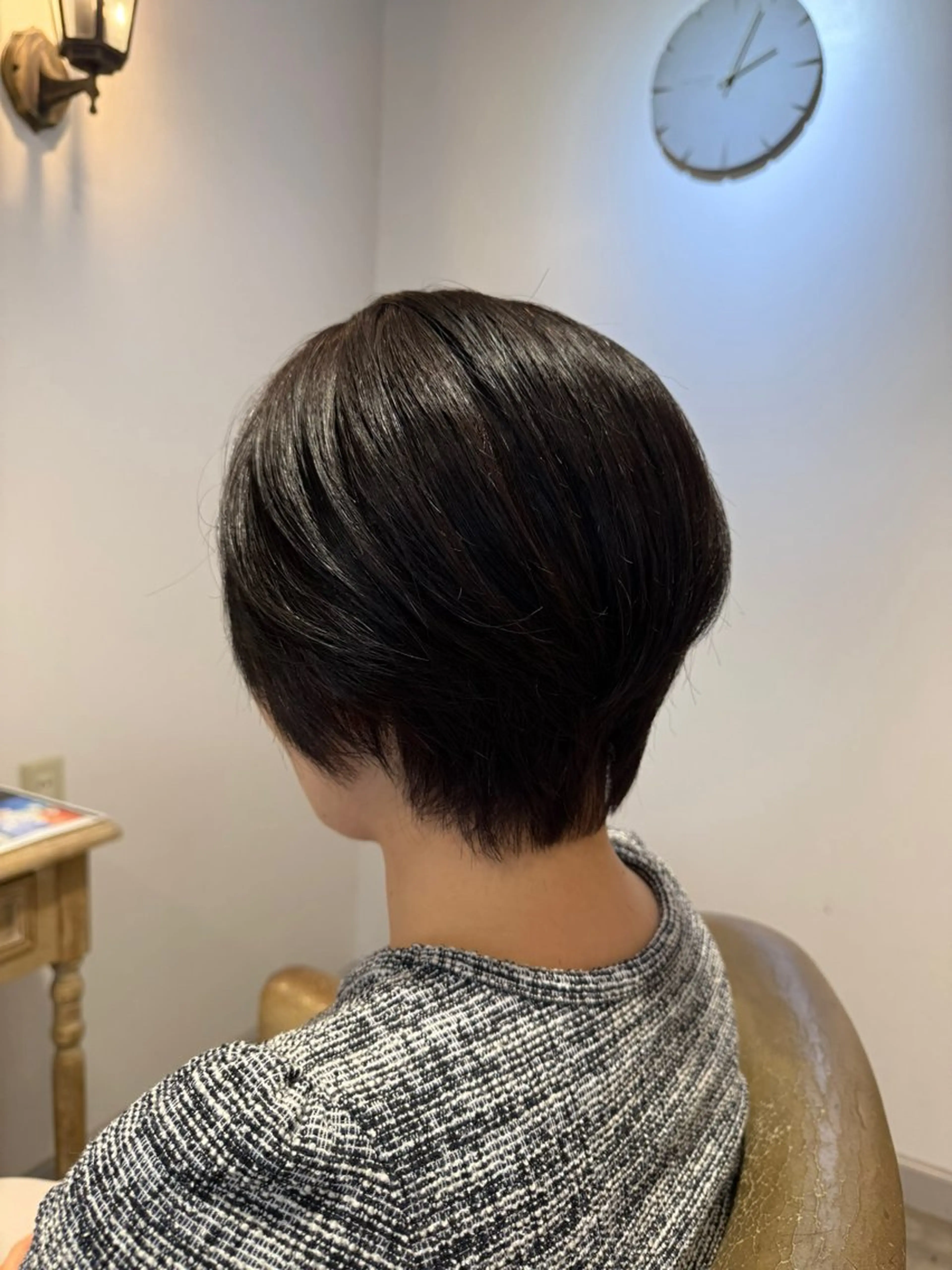 ショート ハンサムショート 髪質改善 ショートヘア ヘアカラー 髪質改善／似合わせ ／芝　圭佑のヘアスタイル