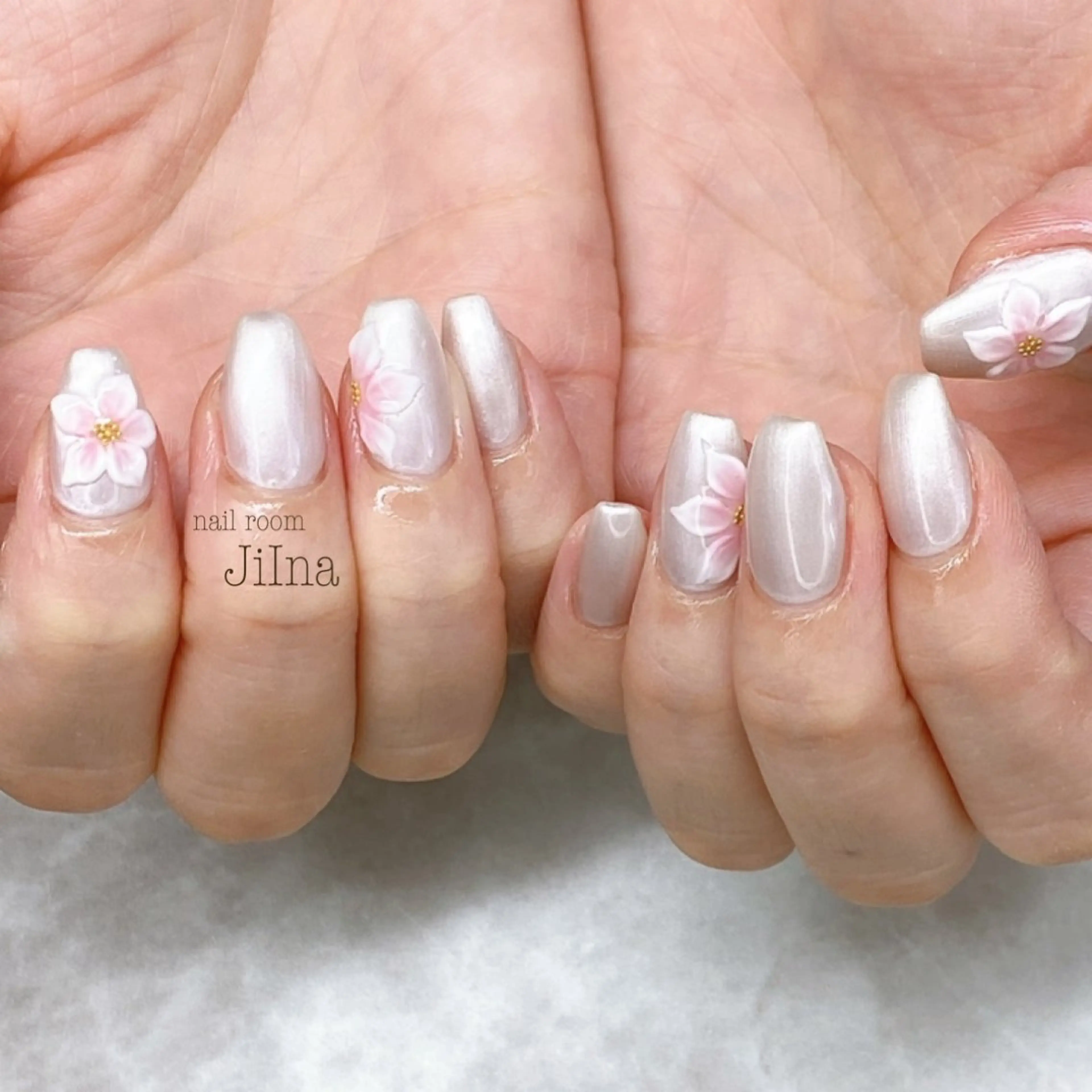 ネイル 持ち込み JiIna nailのネイルデザイン