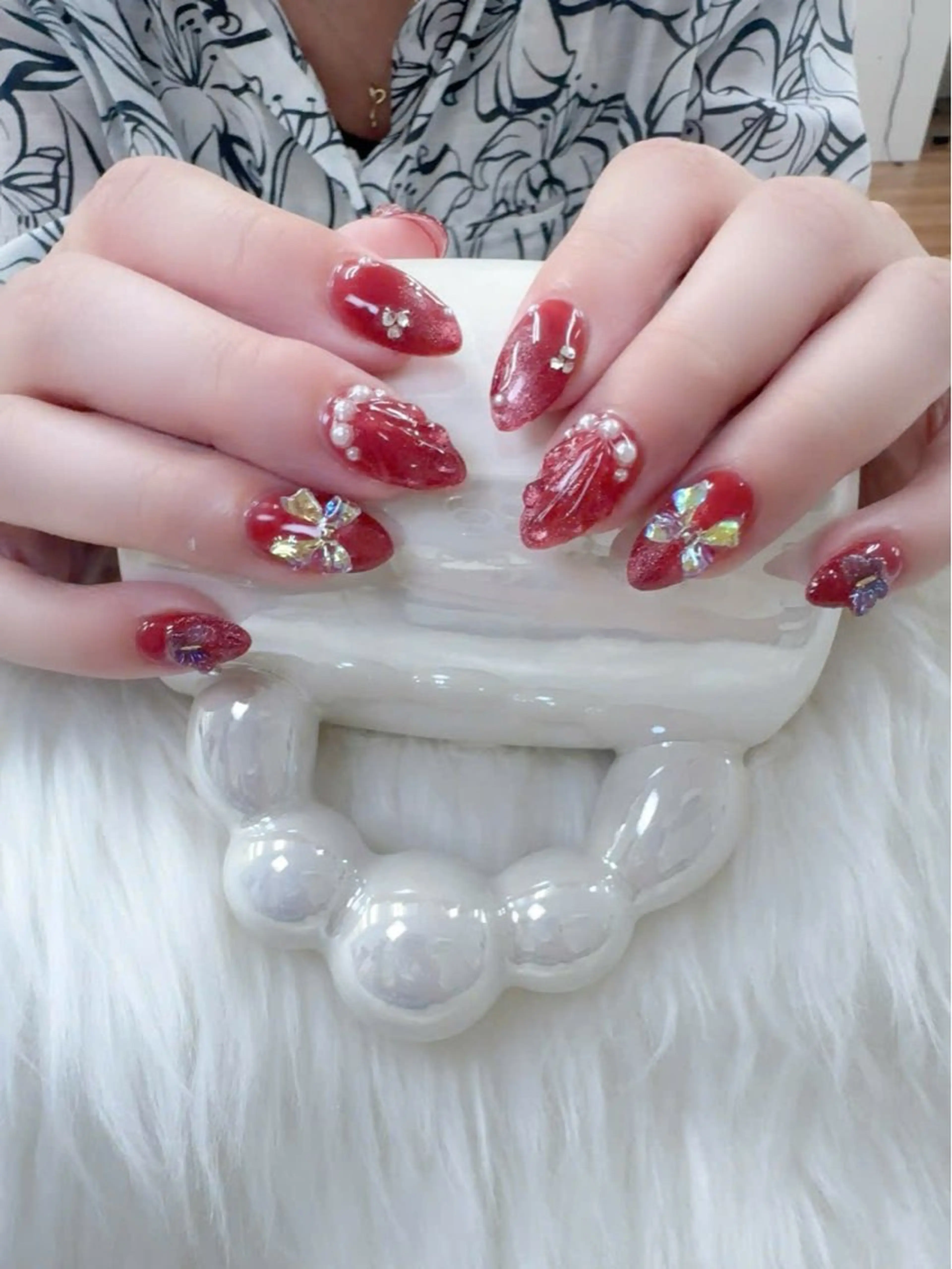 ネイル ハンドネイル ハンドケア Hara Nail 【パラジェル使用】のネイルデザイン