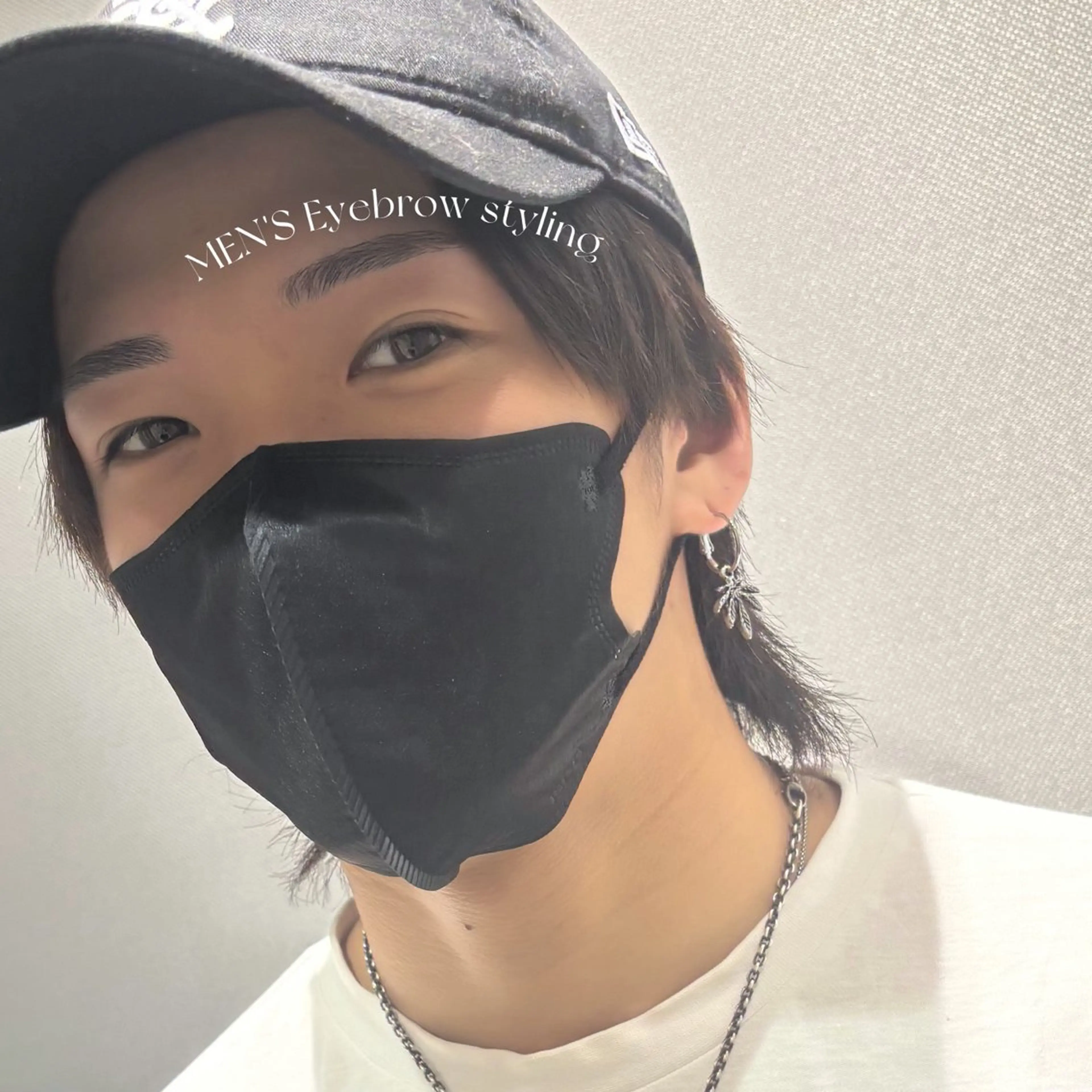 メンズ アイブロウ マツパ chiho 【 EARTH 】のマツエク・マツパデザイン