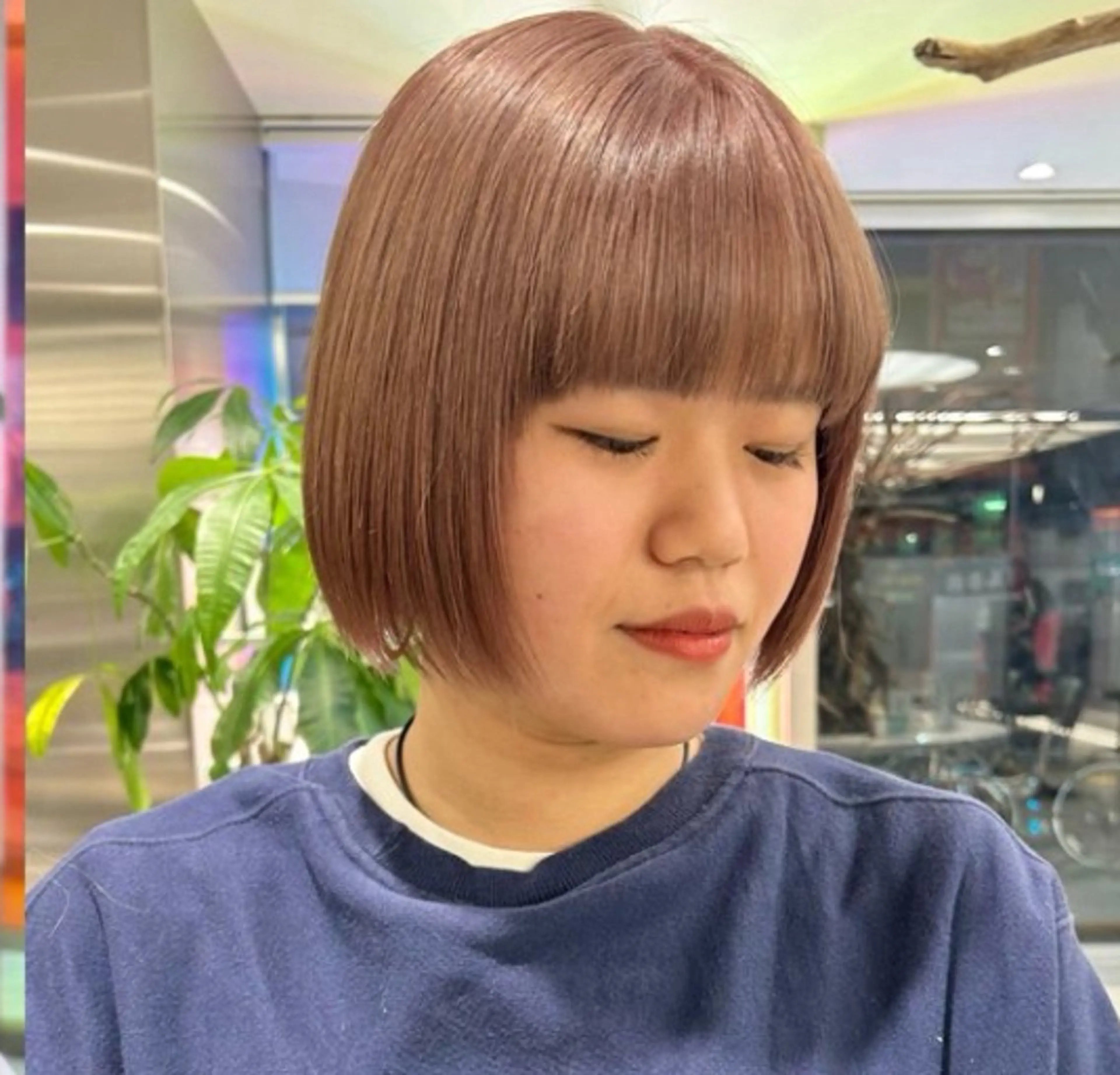 ショート カラー ヘアカラー トリートメント メンズ/ボブ/パーマ /くるみのマツエク・マツパデザイン