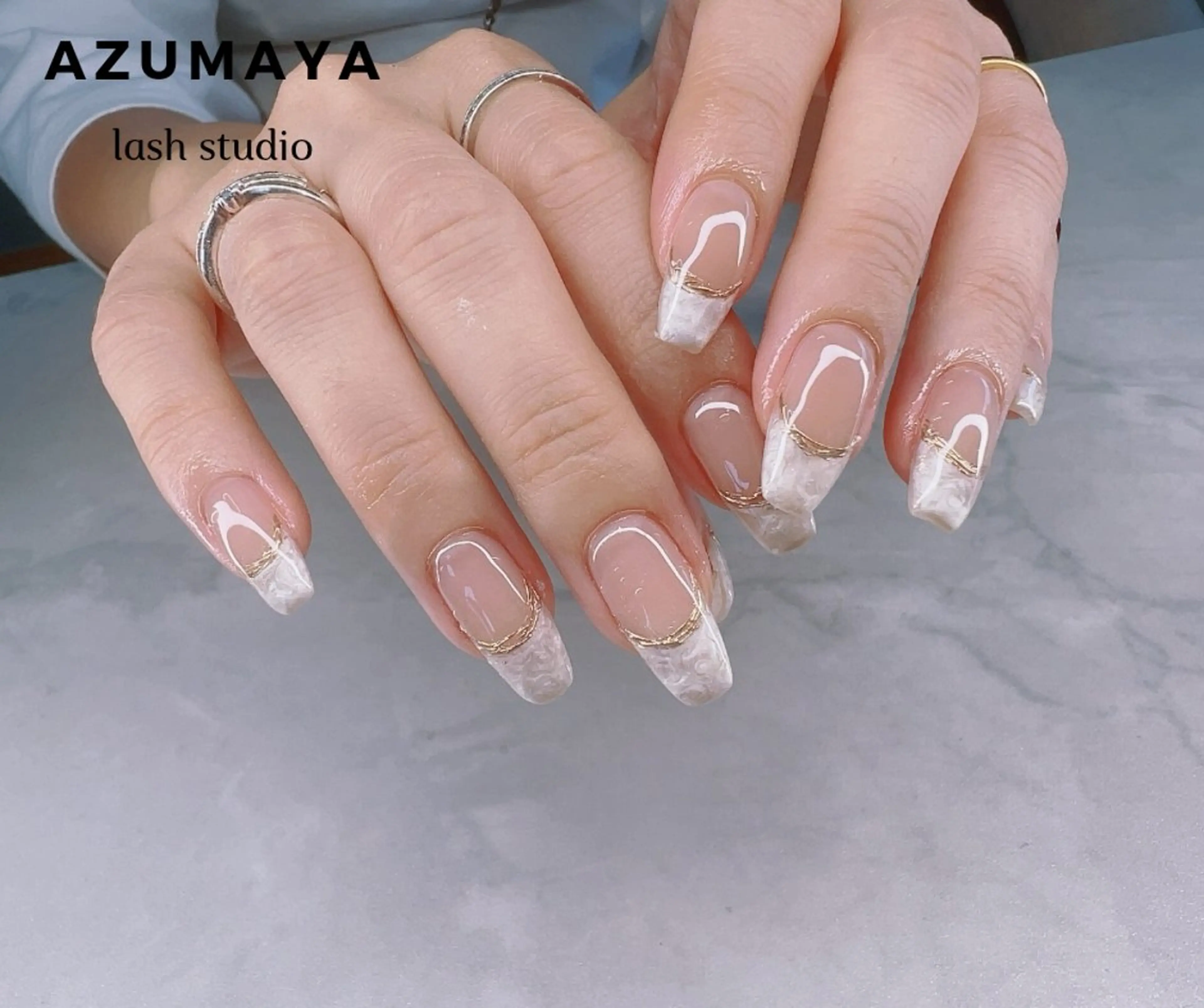 ネイル azumaya ネイリストarisaのネイルデザイン