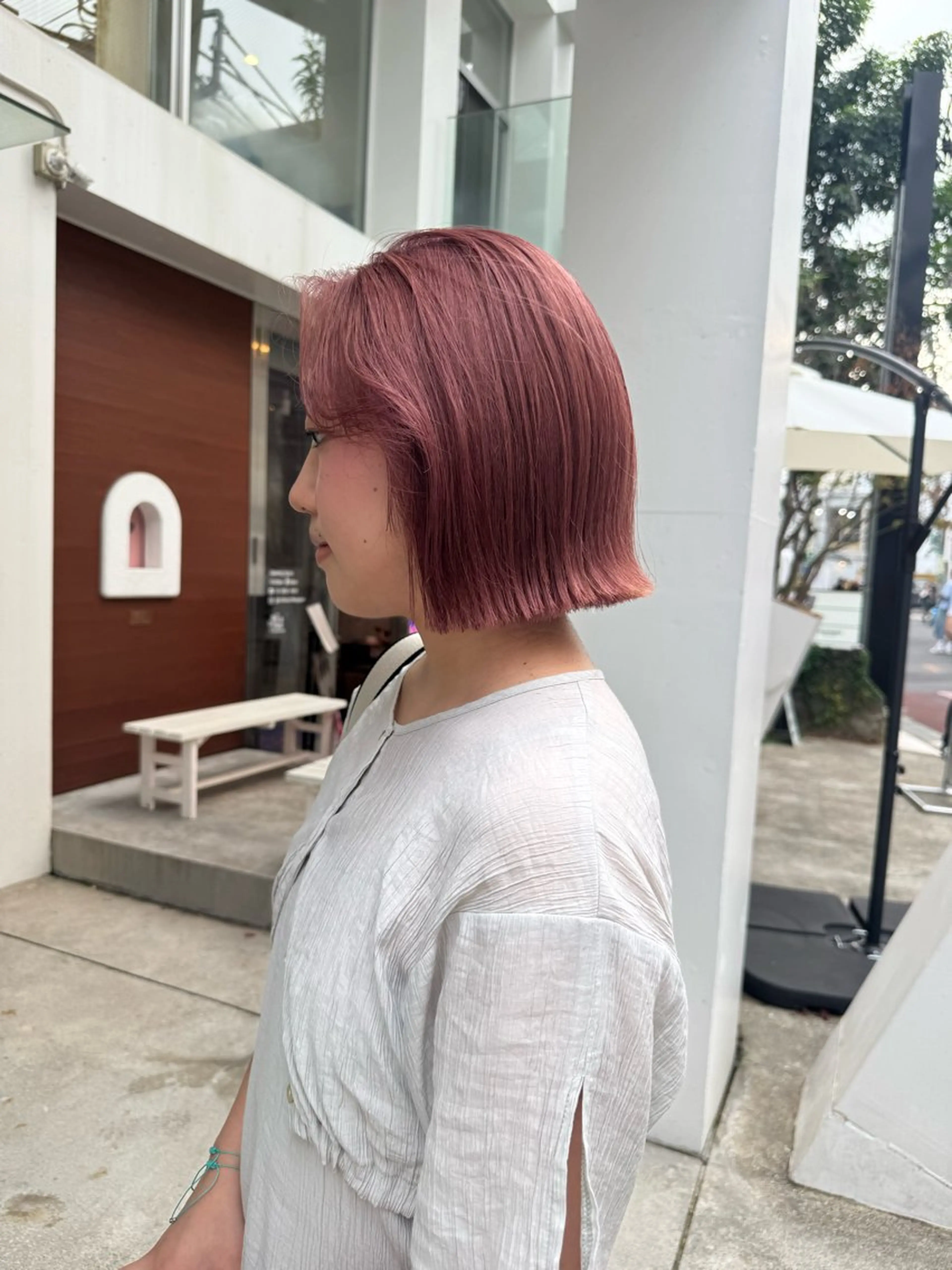 セミロング カラー ヘアカラー トリートメント Lomalia 🤍🫧/makoのマツエク・マツパデザイン