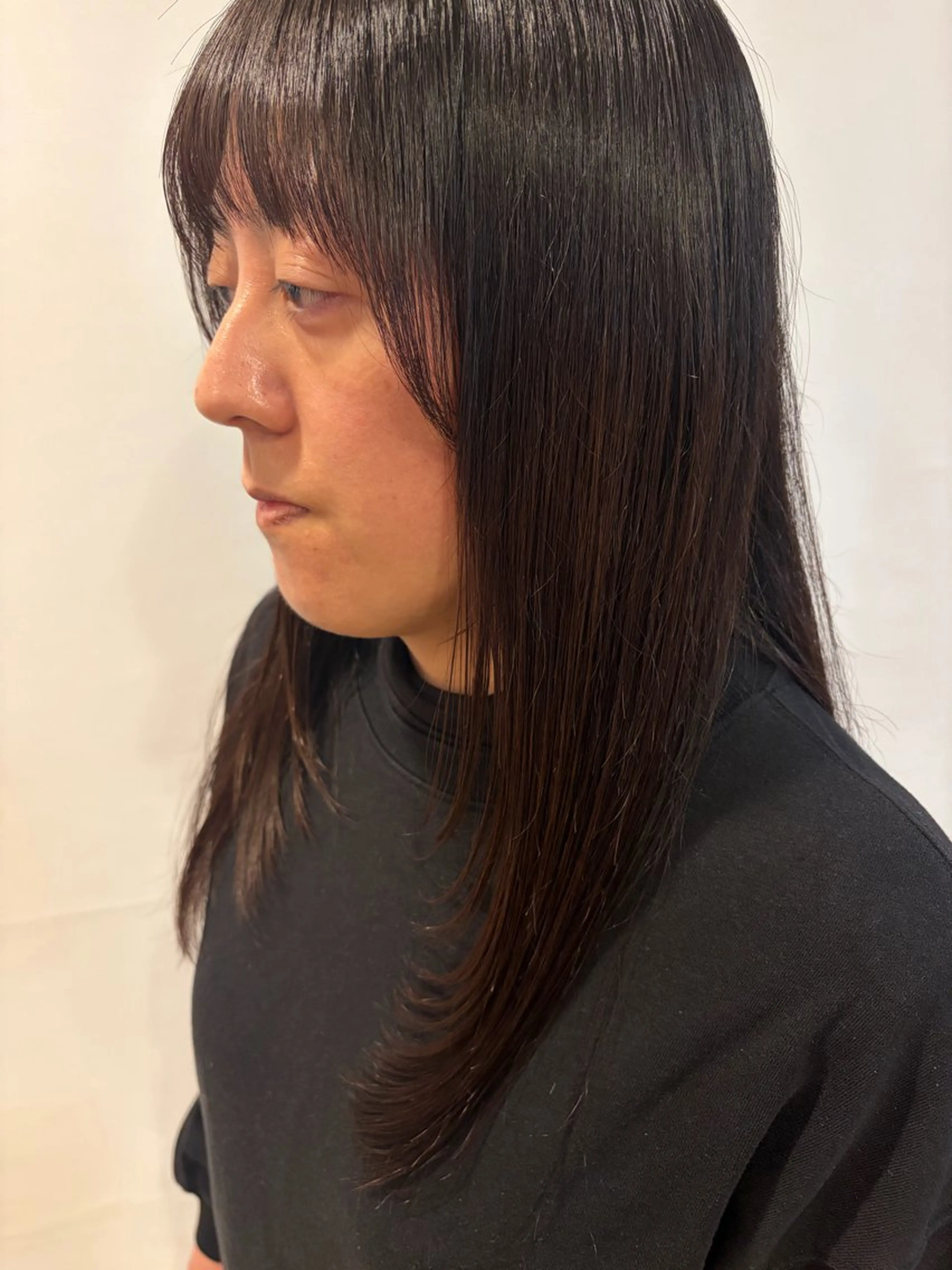 ロング レイヤーカット 田口 響希のヘアスタイル