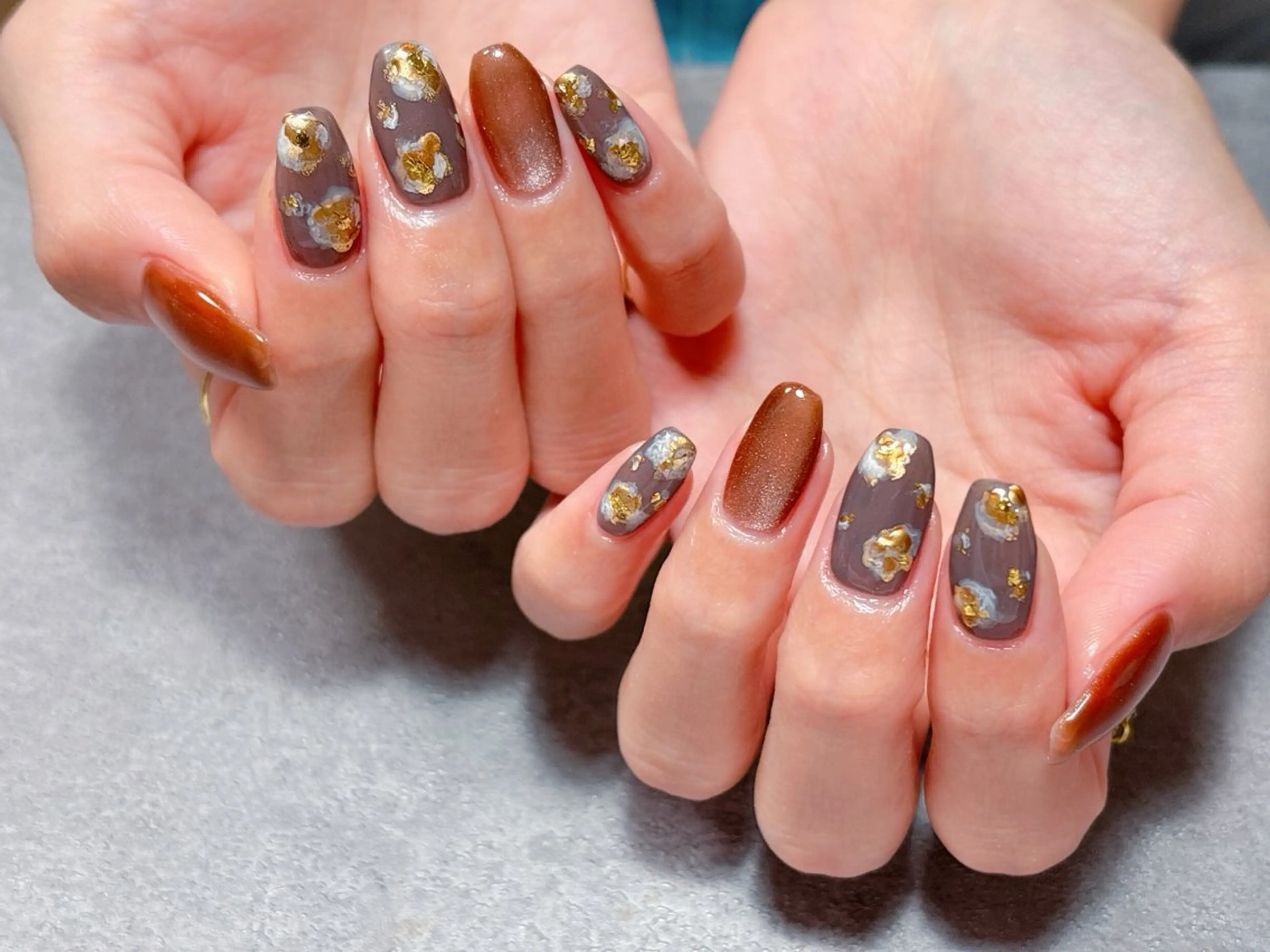 ネイル ハロウィン マグネットネイル ニュアンスネイル ハンドネイル ハンドケア ゆ か_Nails💫のネイルデザイン