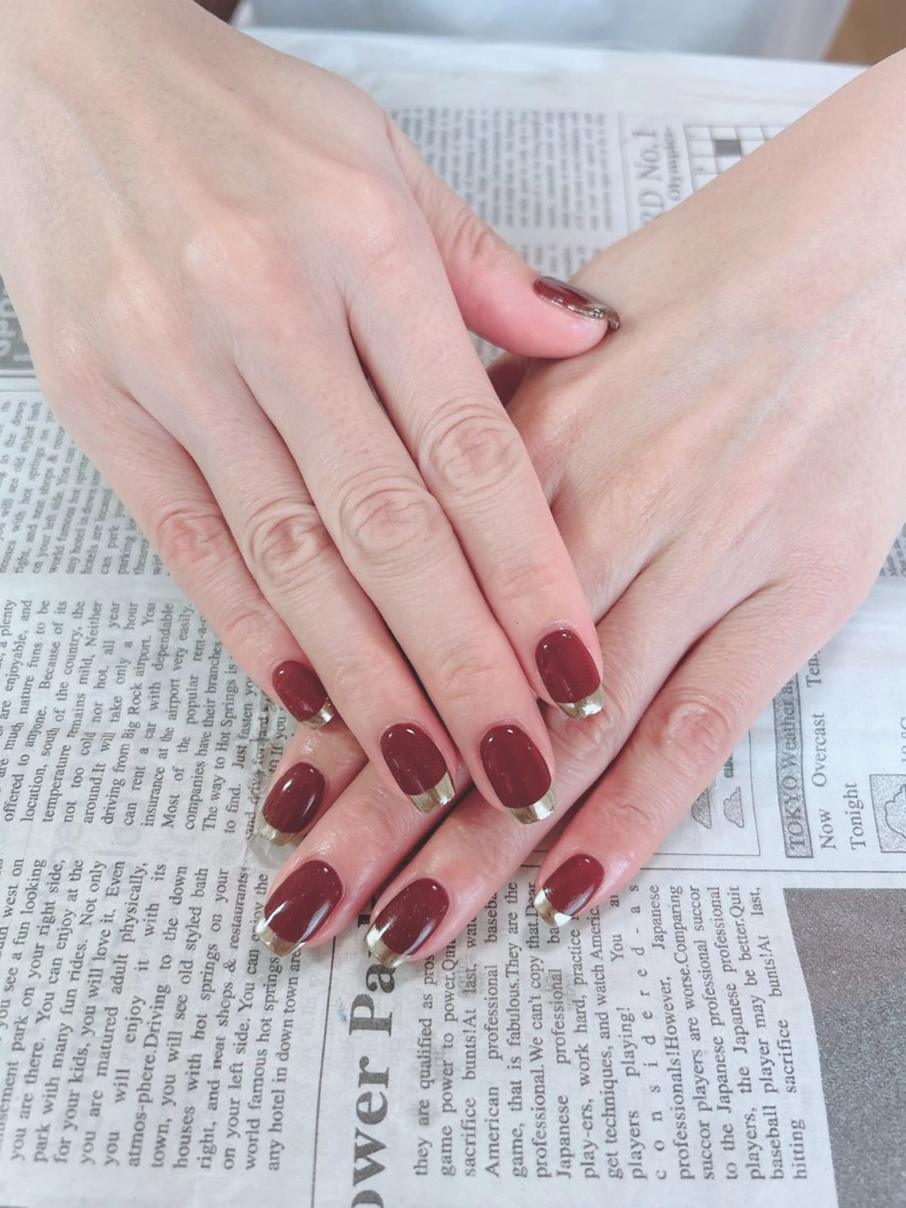 ネイル ハンドネイル ハンドケア 森山 舞のネイルデザイン