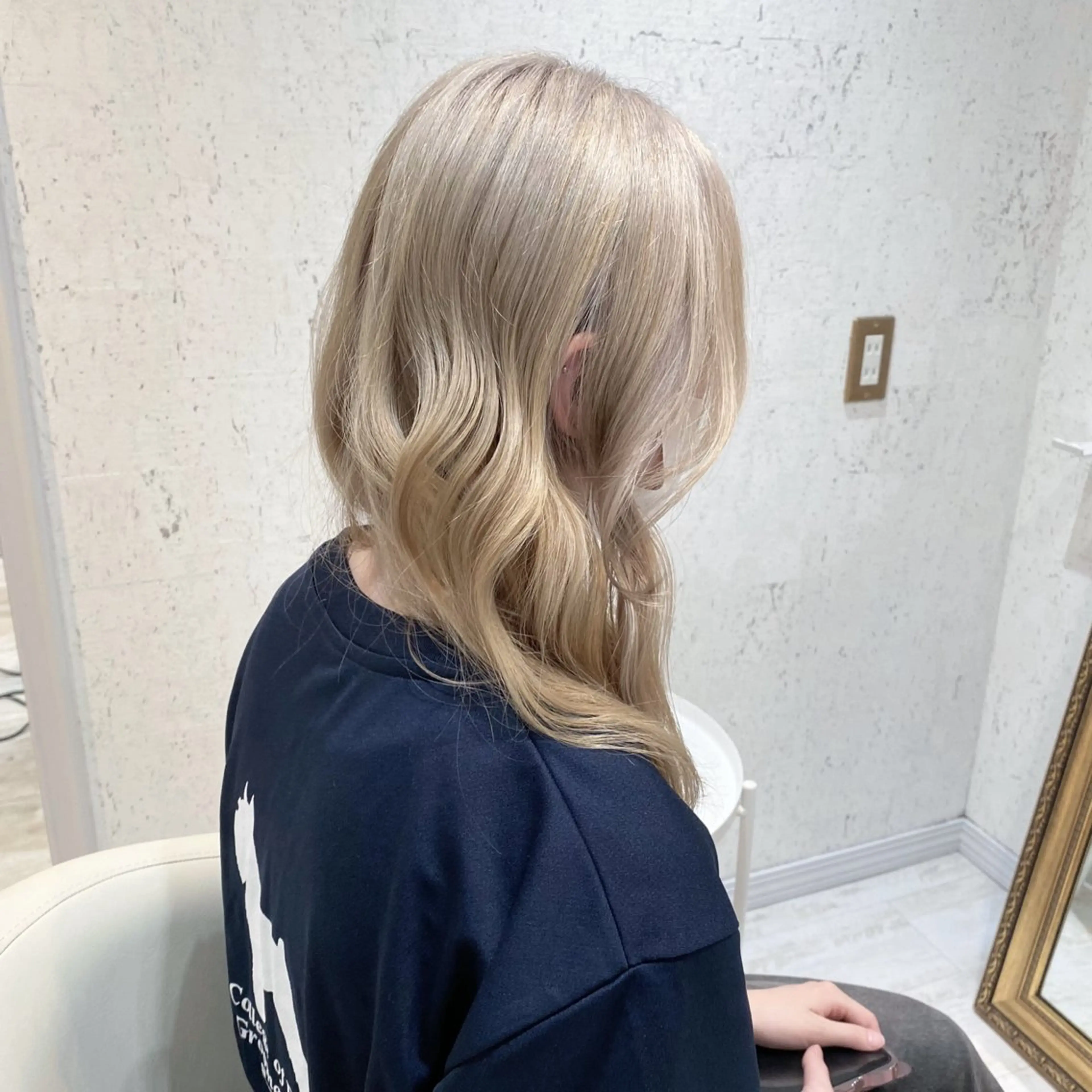 セミロング カラー ベージュカラー カット ヘアカラー トリートメント mai / linoah˚✧のヘアスタイル