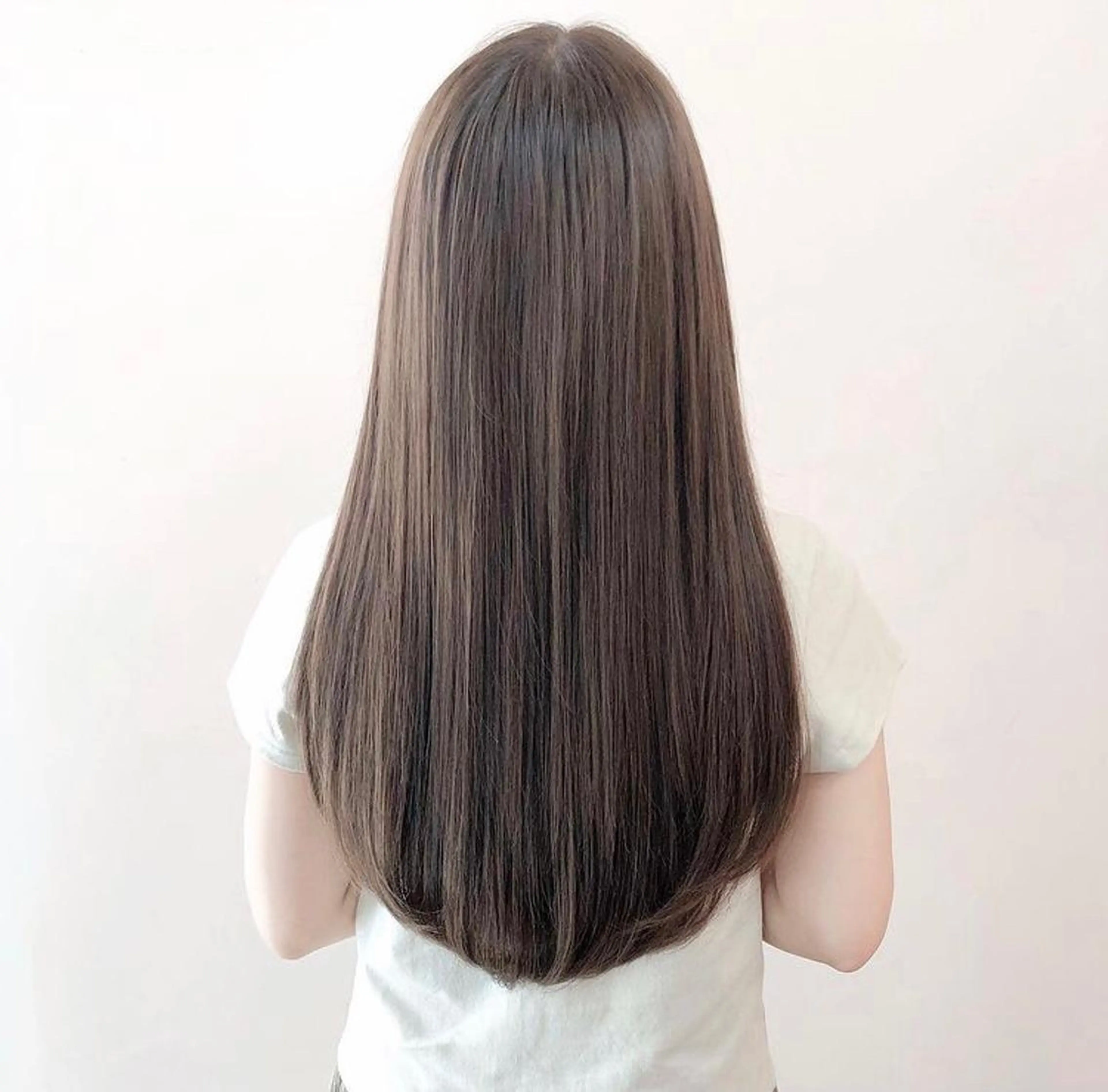 ロング カラー カット 縮毛矯正 HATSUMEI ゆうまのヘアスタイル