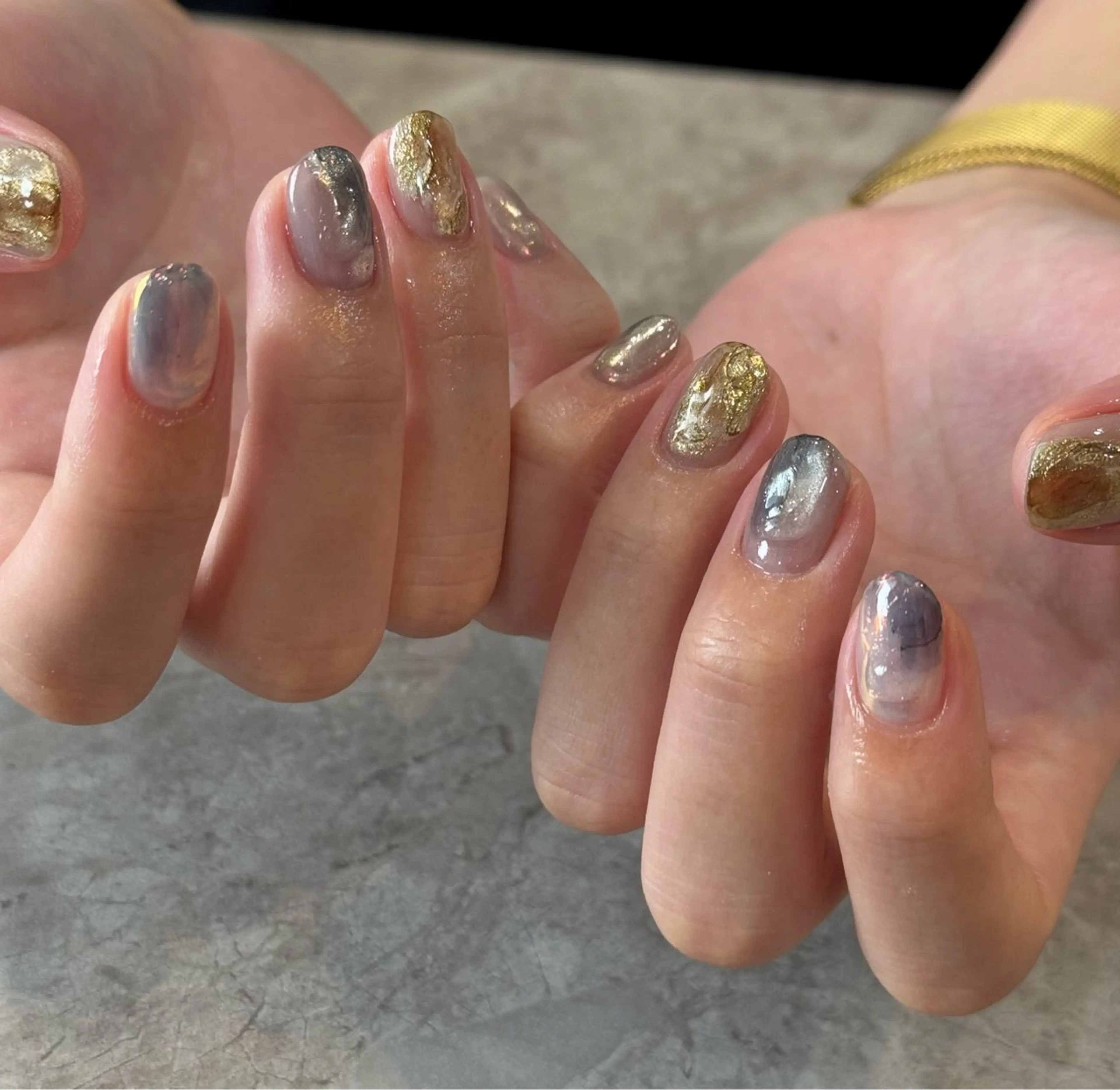 ネイル ニュアンスネイル ハンドネイル Blé nailのネイルデザイン