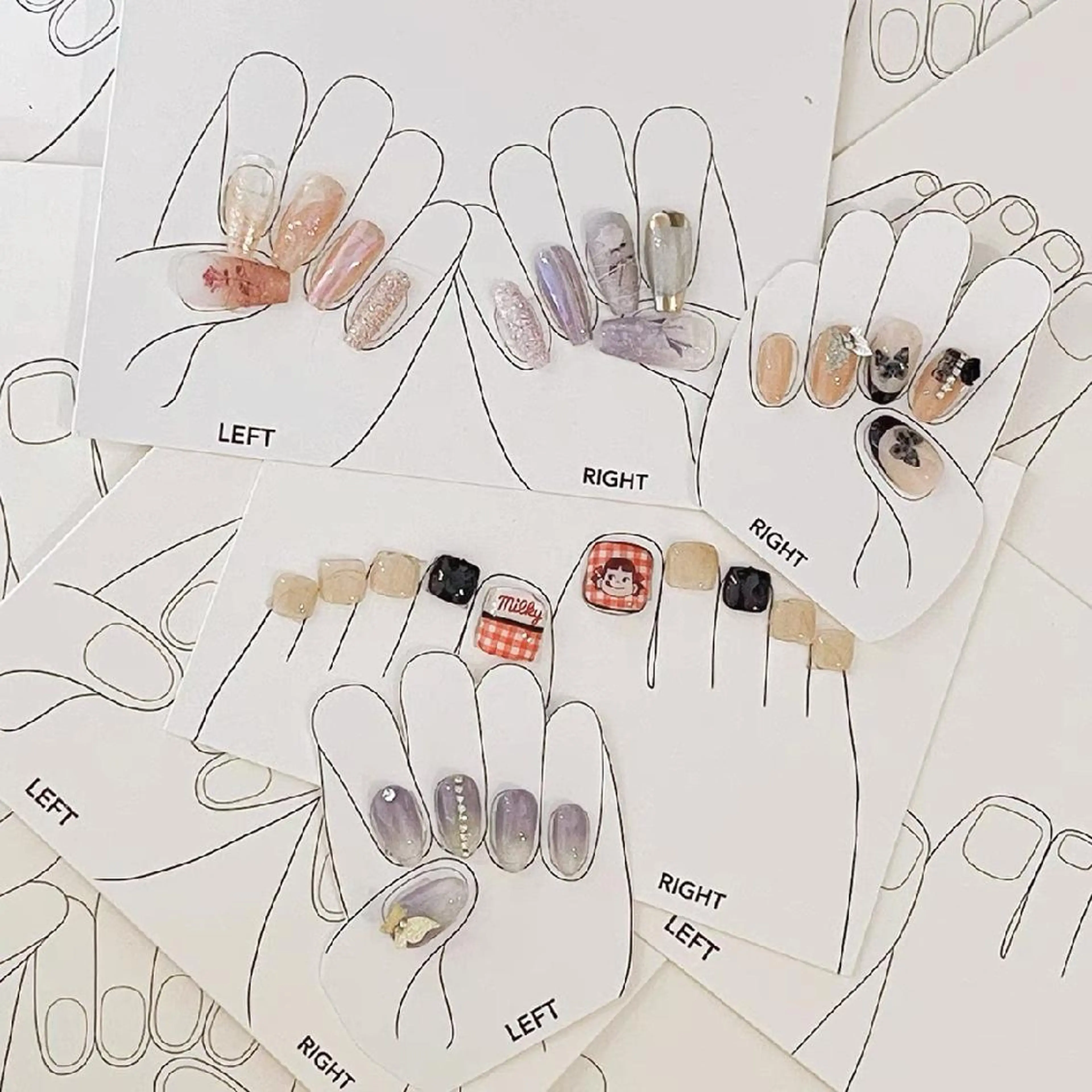 ネイル 森 ネイルサロンのネイルデザイン