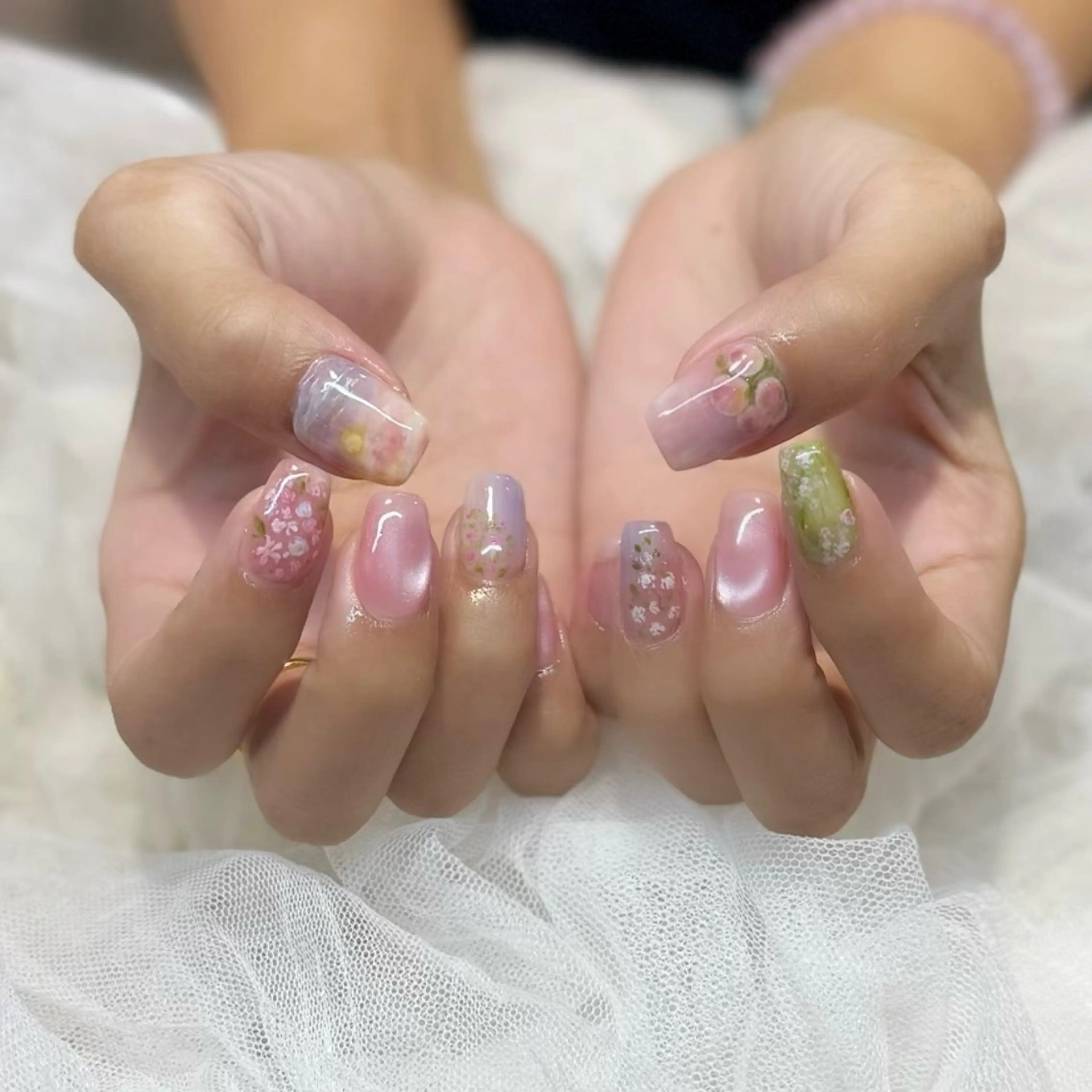 ネイル ハンドネイル 新井 ひなののネイルデザイン