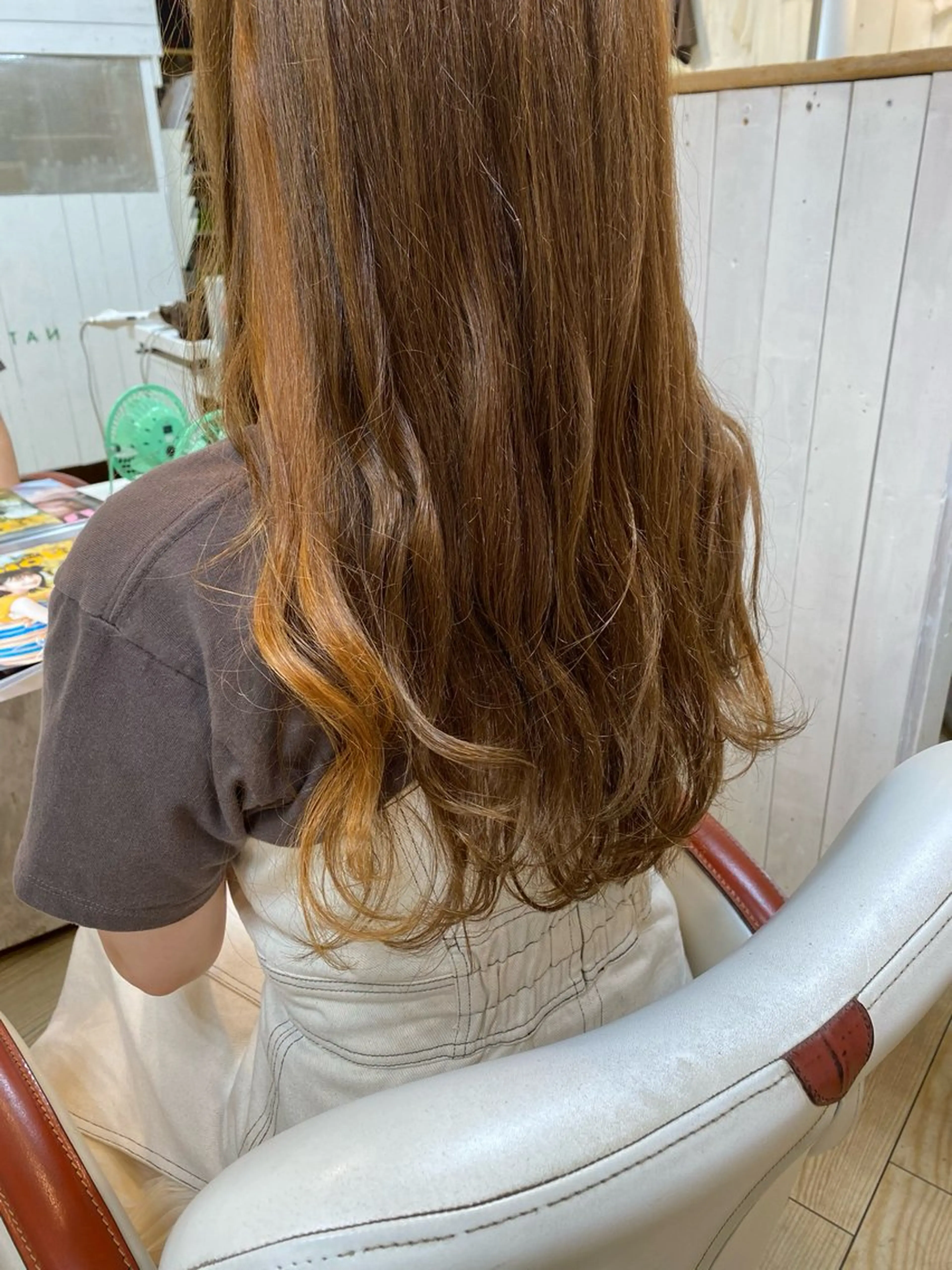 ロング カラー パーマ ヘアアレンジ 岩谷 美香のヘアスタイル