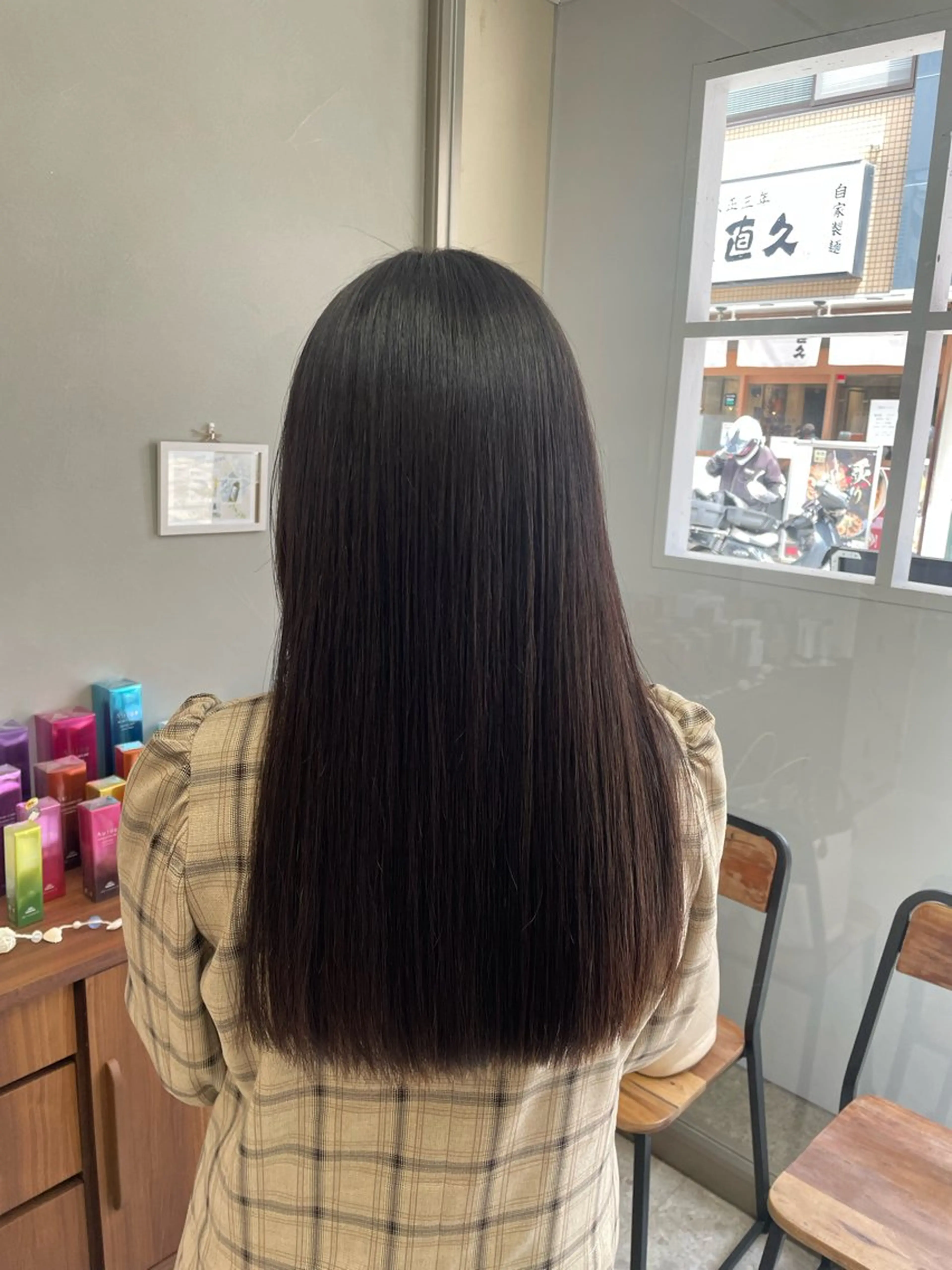 ロング カット ヘアカラー トリートメント ハイレート🤍🫧 池田のヘアスタイル