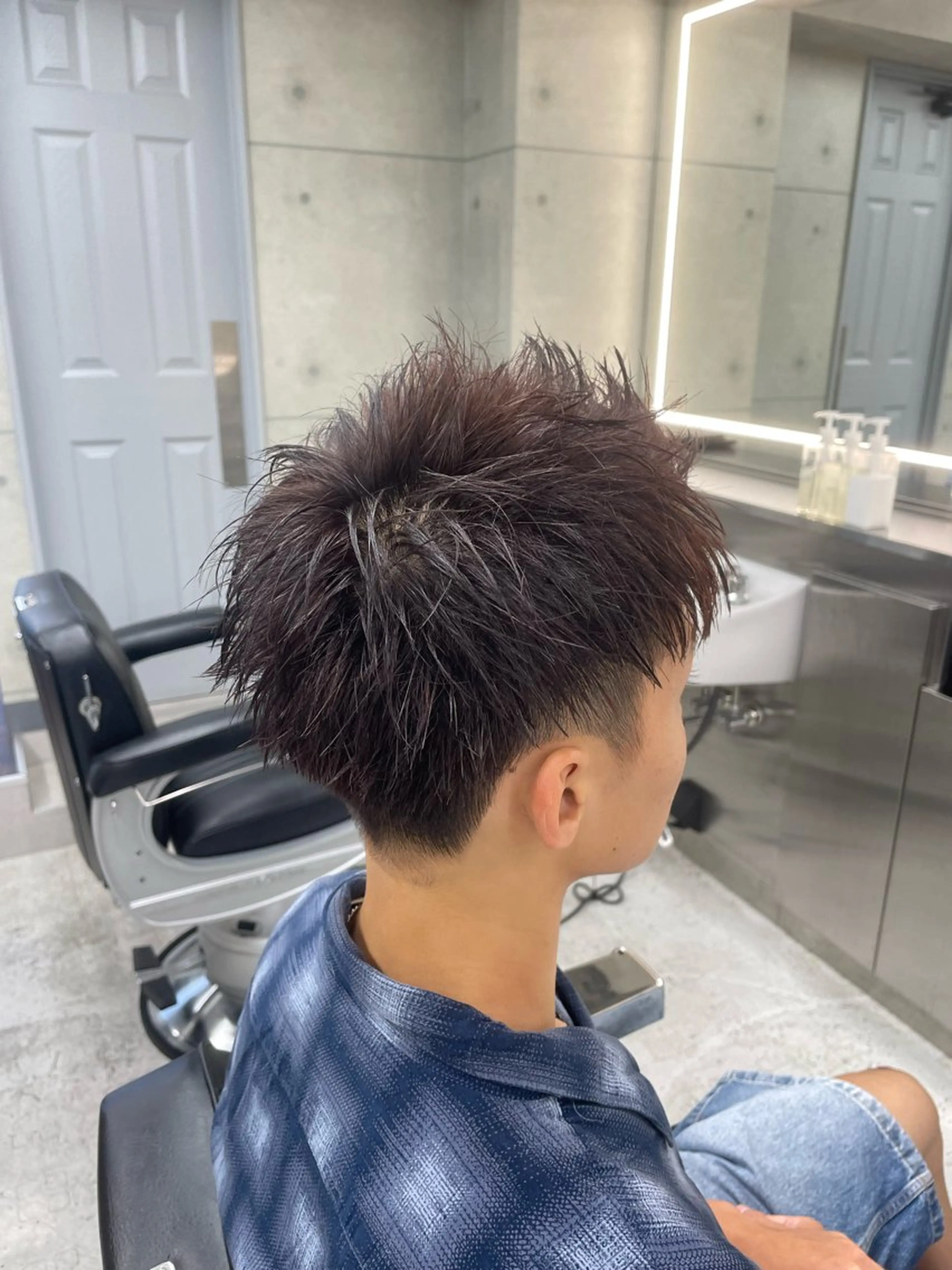 ショート 髪質改善 ショートヘア 縮毛矯正 CHROM TOKYO A.L.T所属・【メンズ・カット】 藪 清正のヘアスタイル