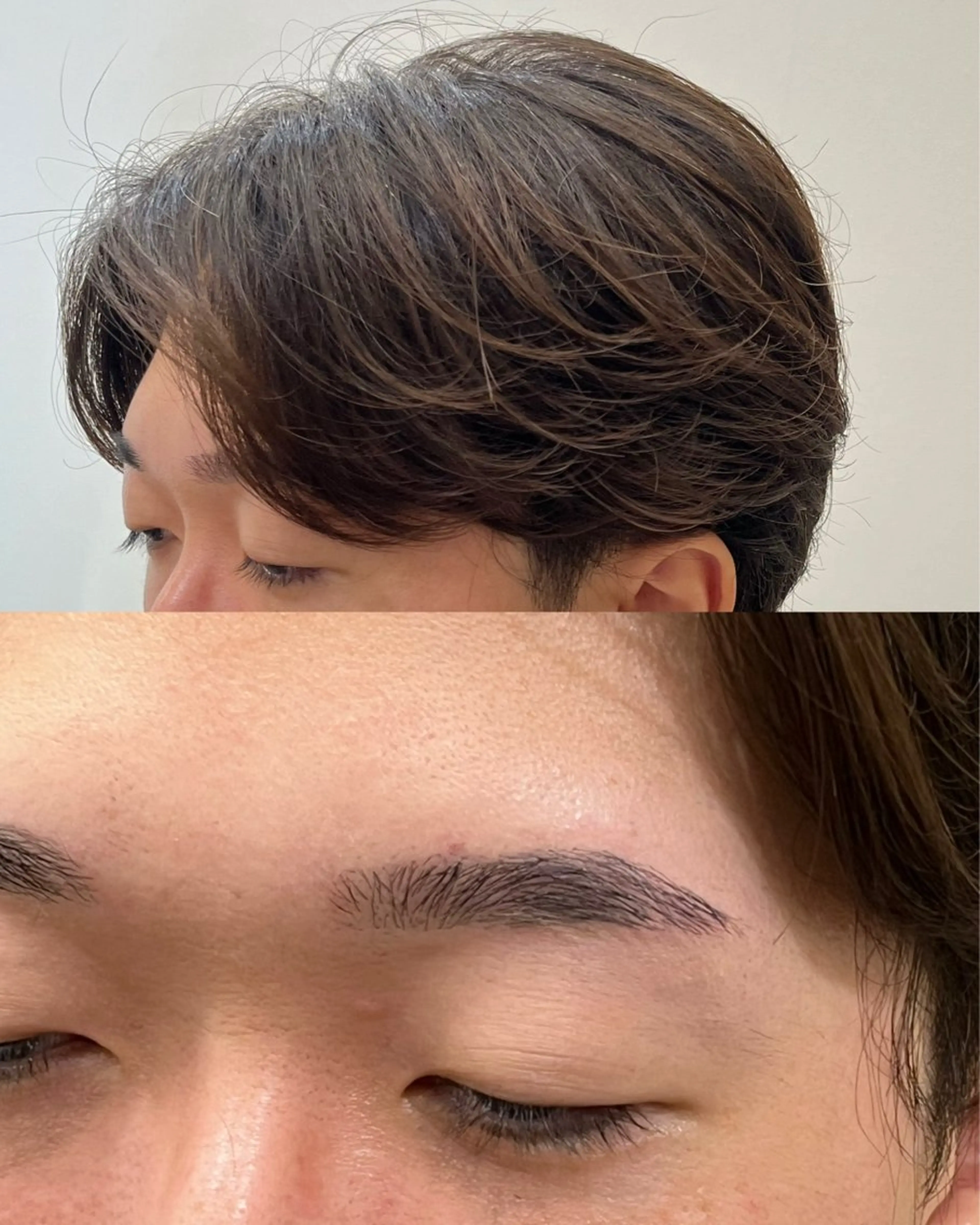 メンズ アイブロウ ワックス脱毛 毛流れヘア×眉 ワックス/RIKUのヘアスタイル