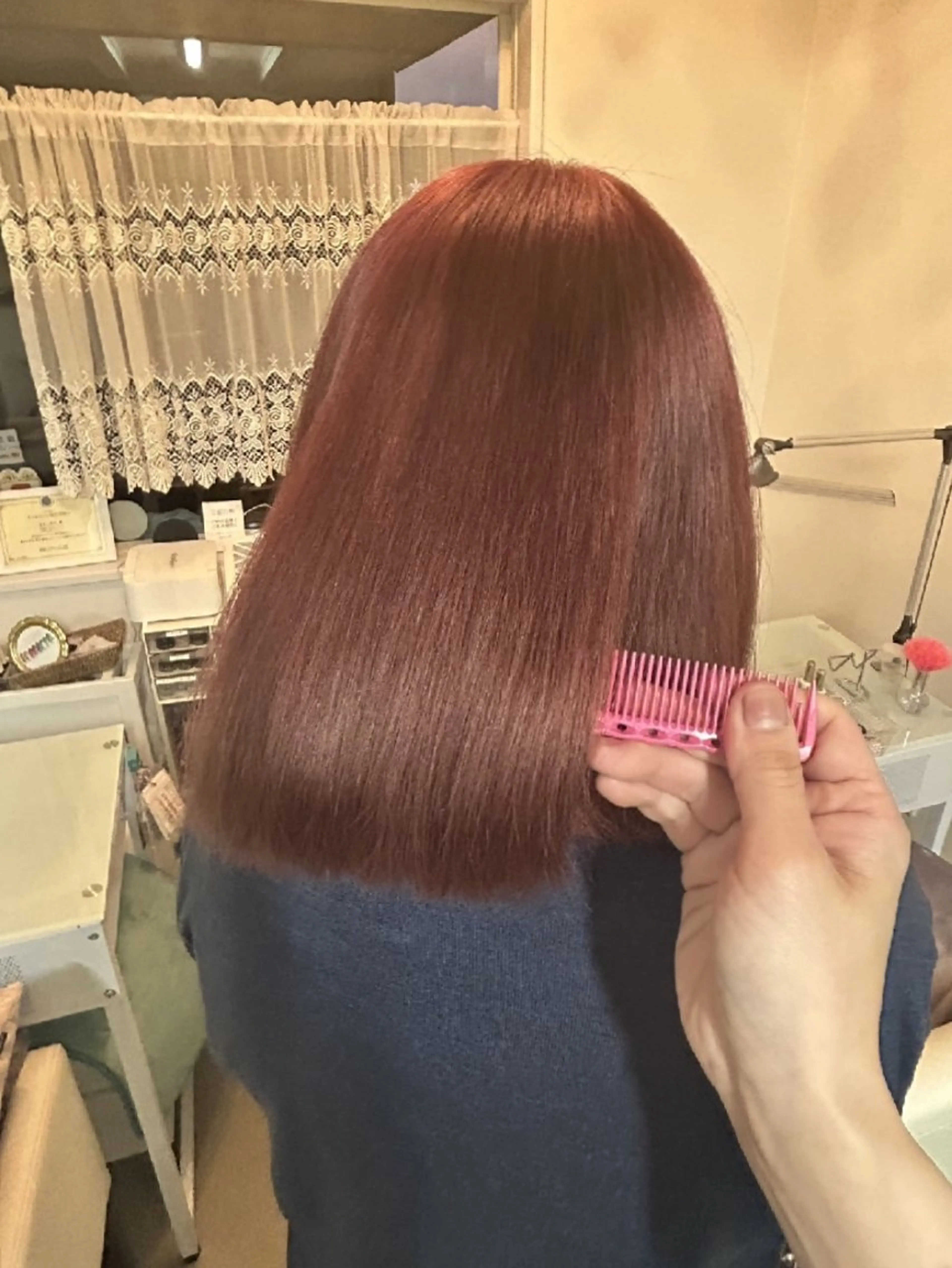 🪽天使の艶カラ-🪽 + 天使の艶silkリペアトリ-トメント + カットの写真