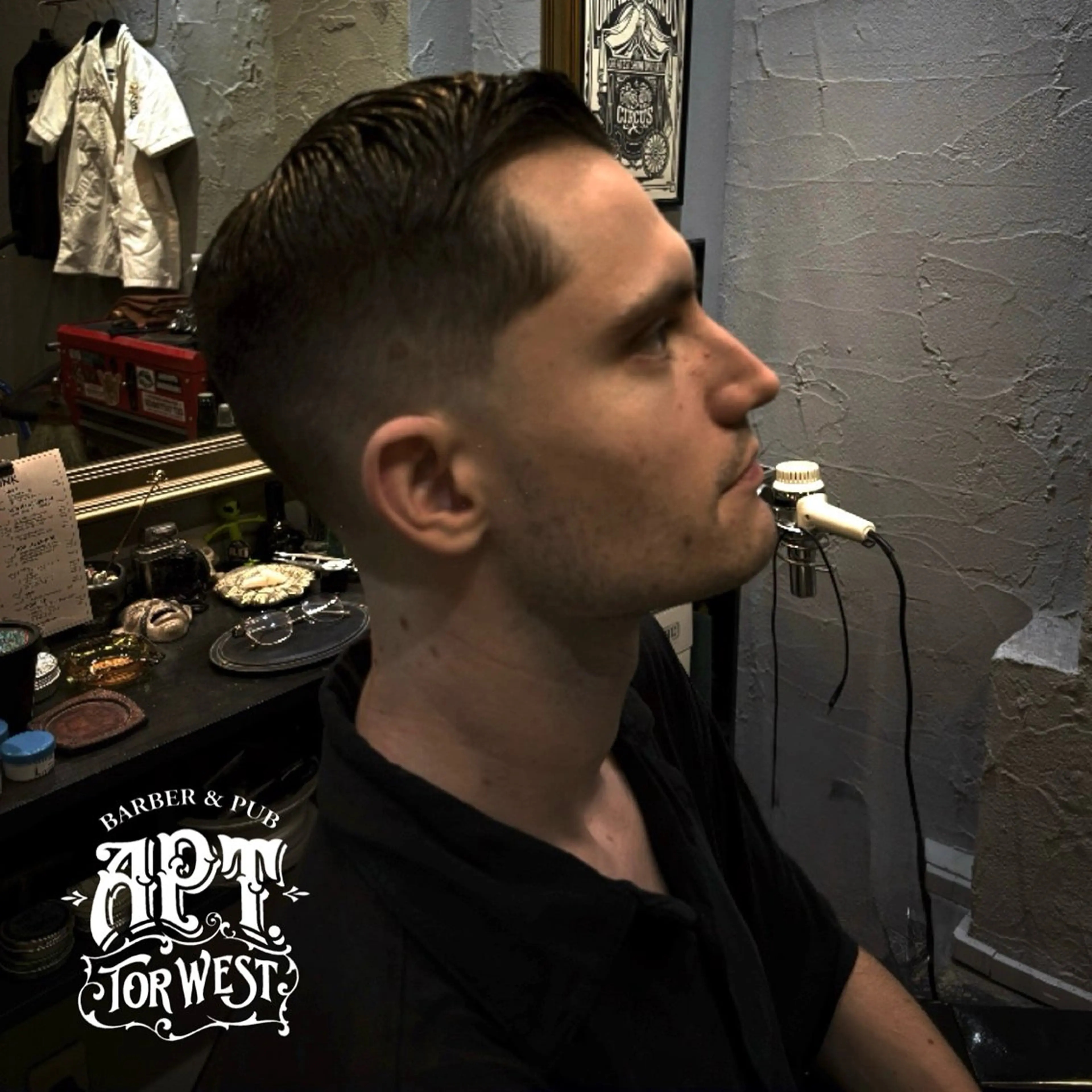 今から無料できる！「フェードスタイル」カット+スタイリング（オーナーによりチェックあり）注意⚠️男性限定　21時以降限定の写真