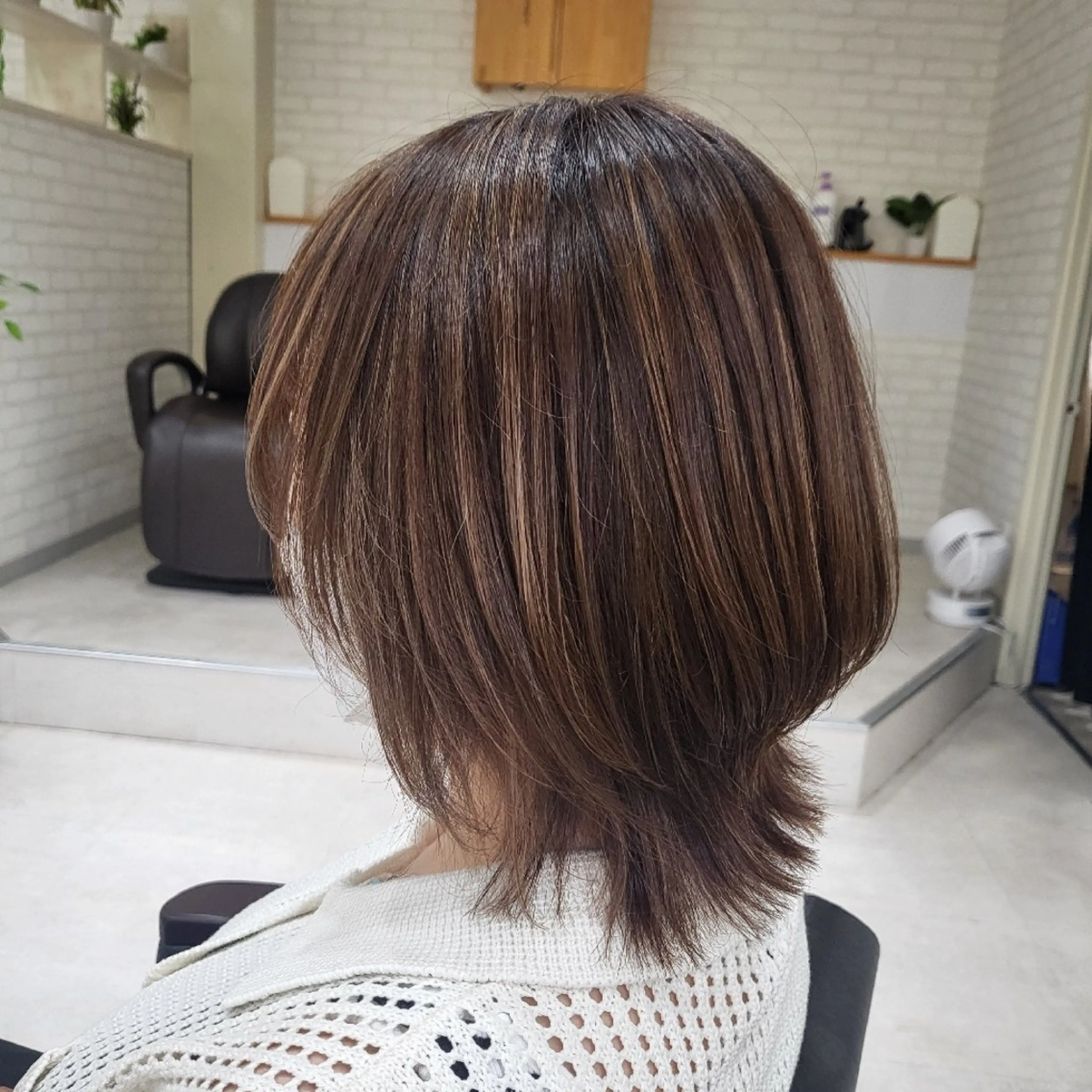 ミディアム カラー カット ヘアカラー ヘアーサロン サニーのヘアスタイル