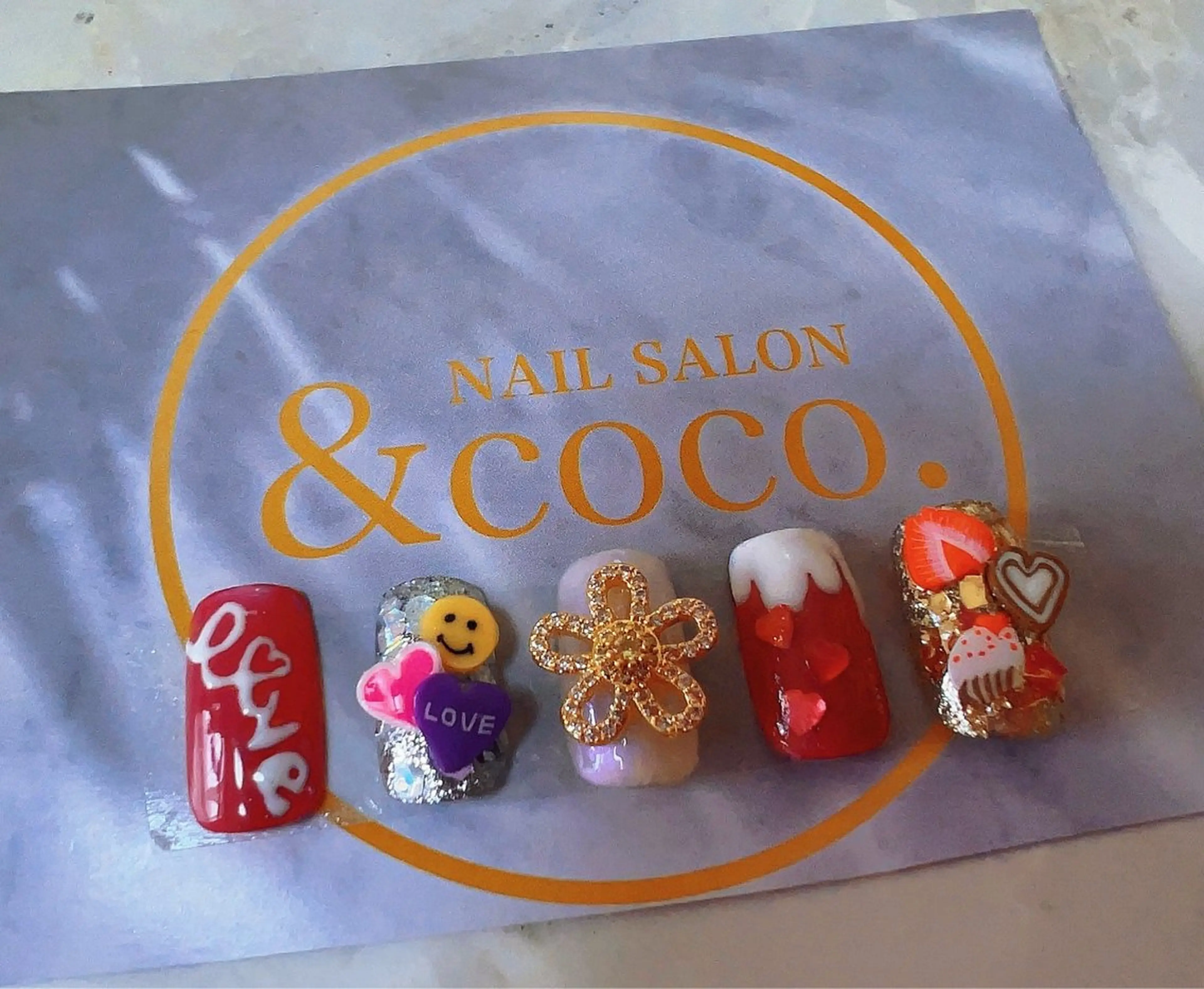 ネイル ネイルチップ ＆ coco.のネイルデザイン