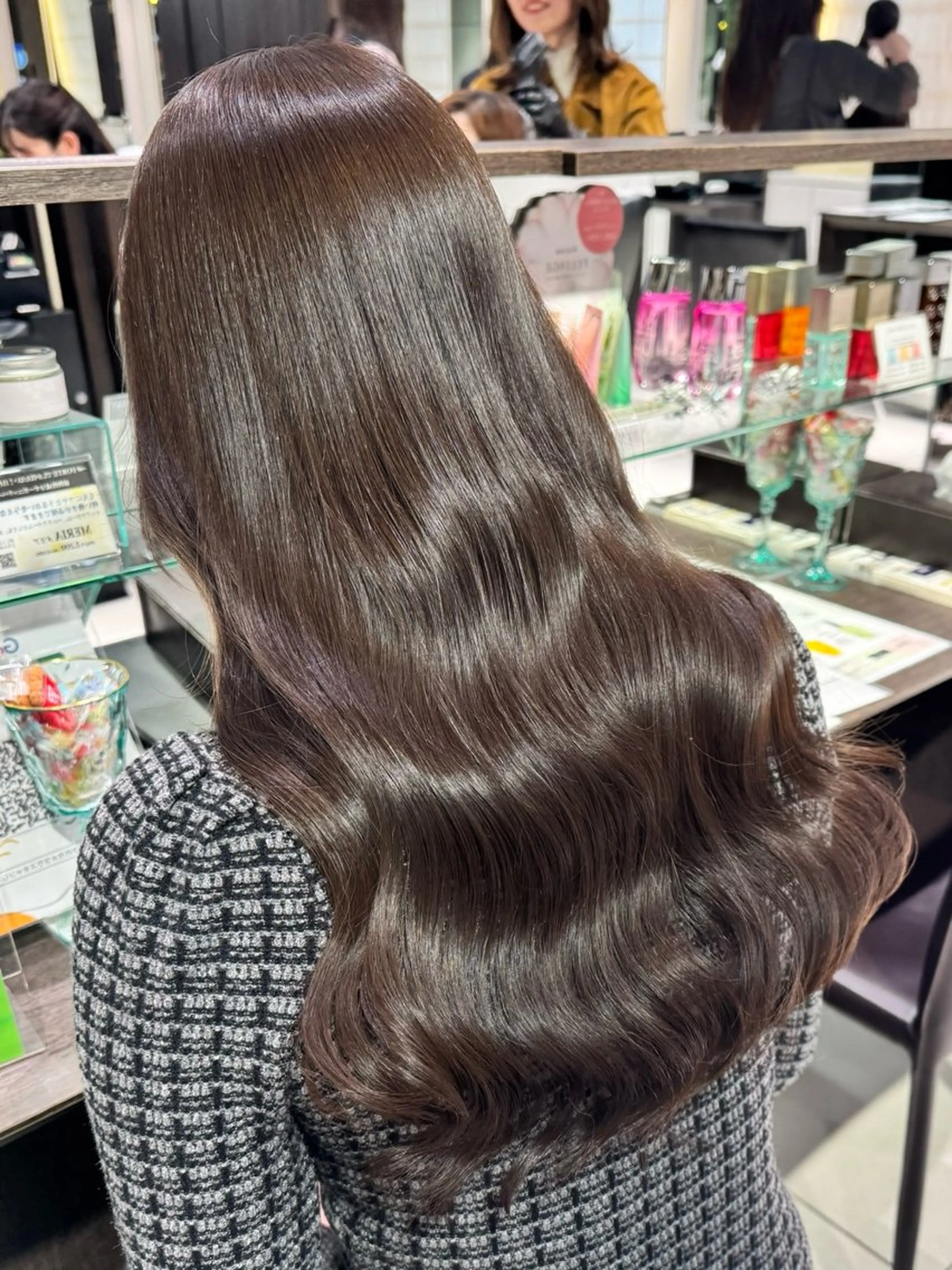 ロング トリートメント あみ🐈‍⬛/透明感 カラー🩵/髪質改善のヘアスタイル