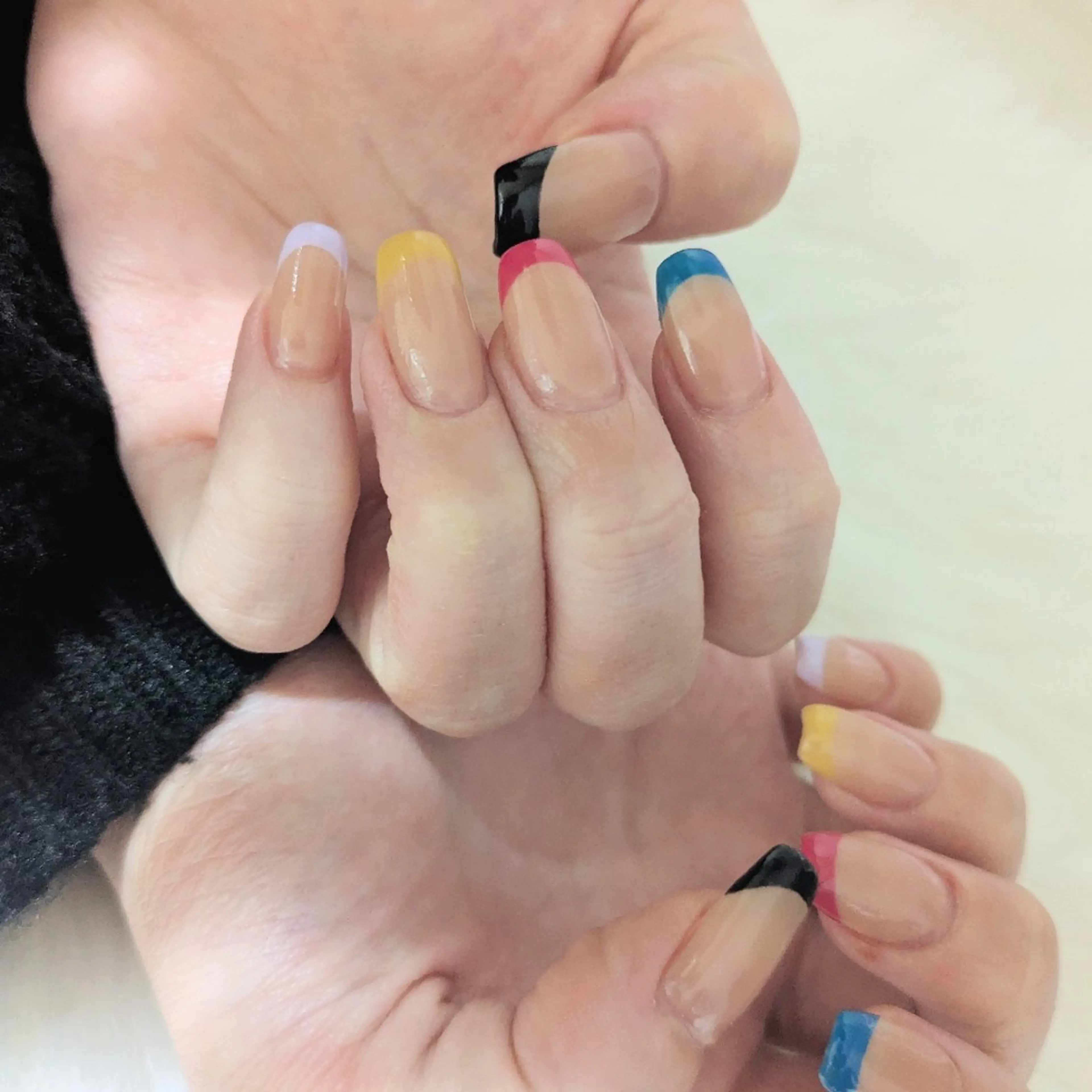 ネイル フレンチネイル 持ち込み as.nail あやのネイルデザイン