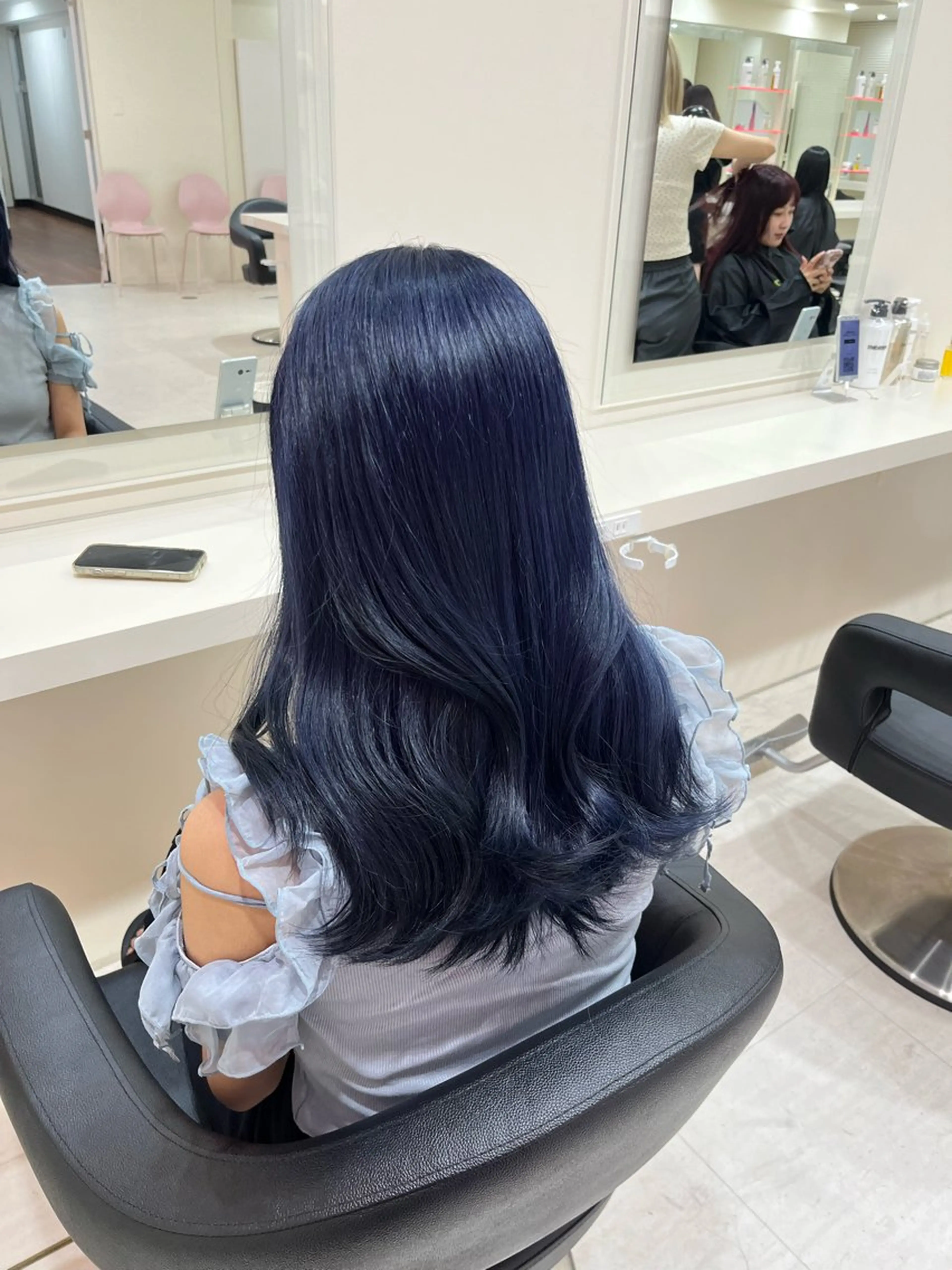 ロング カラー カット ヘアカラー 💟RINNA 艶カラー💟のヘアスタイル