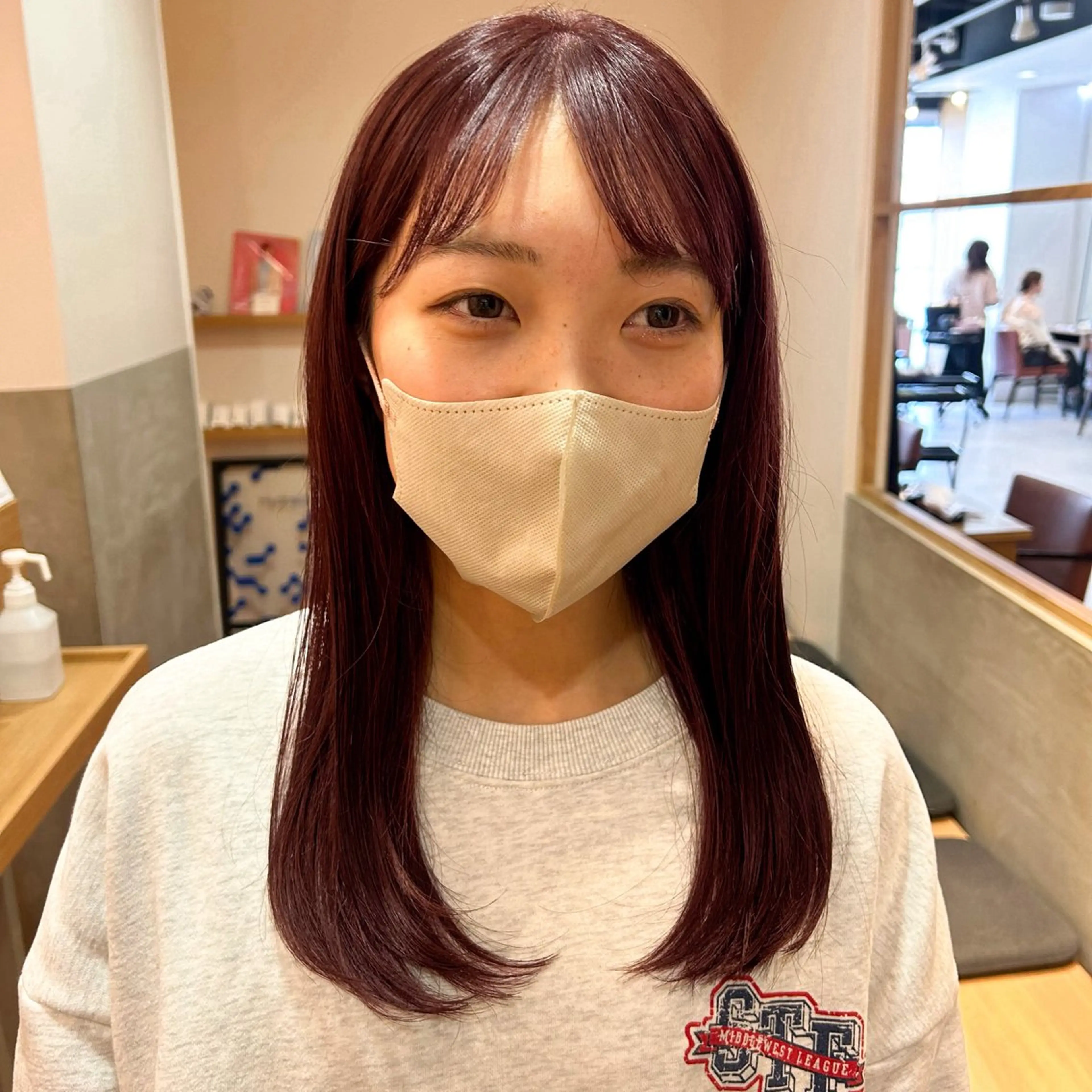 セミロング カラー 🐢ダブルカラー🐢 透明感/このかのヘアスタイル