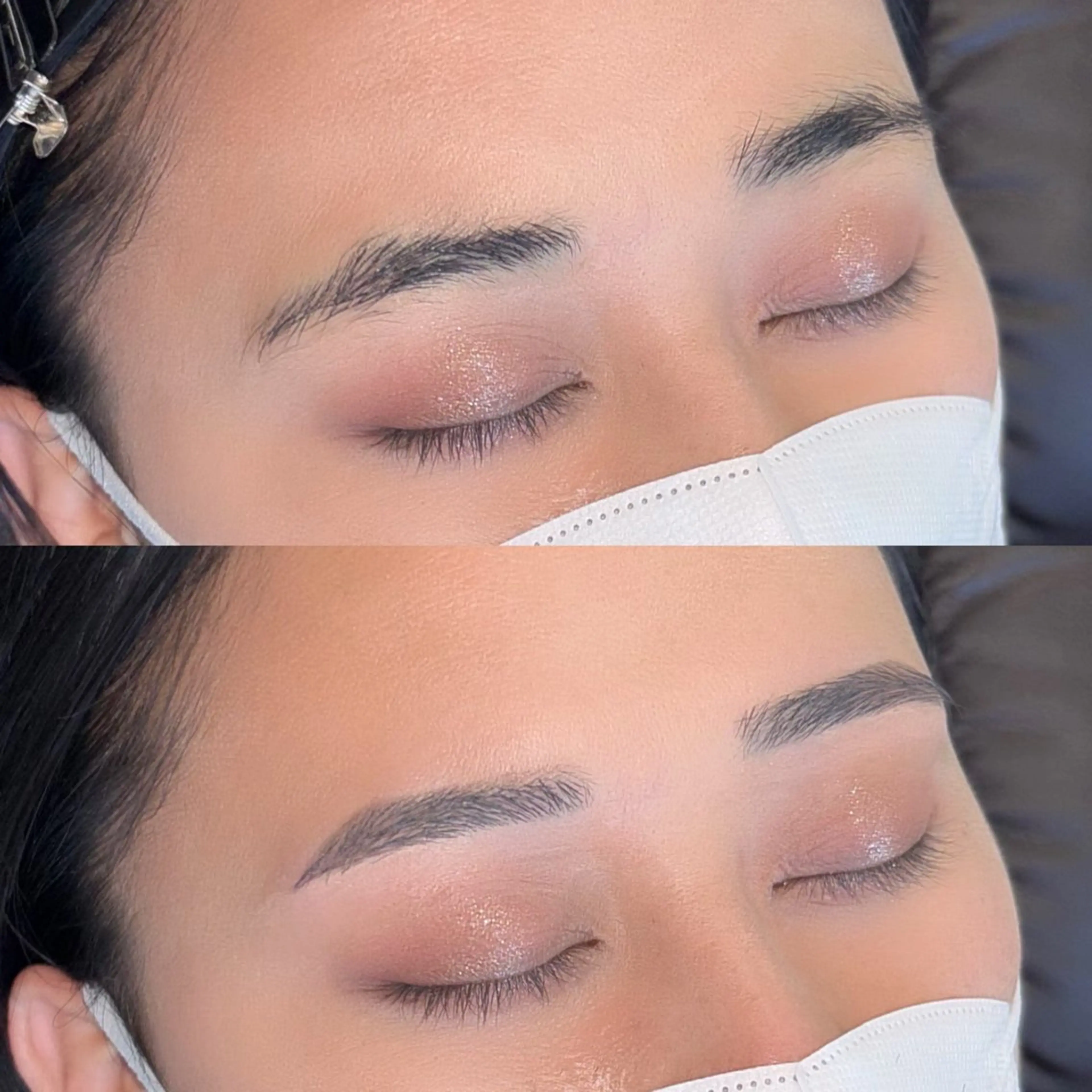 アイブロウ 眉毛ワックス脱毛 fors 南草津 midoriのマツエク・マツパデザイン