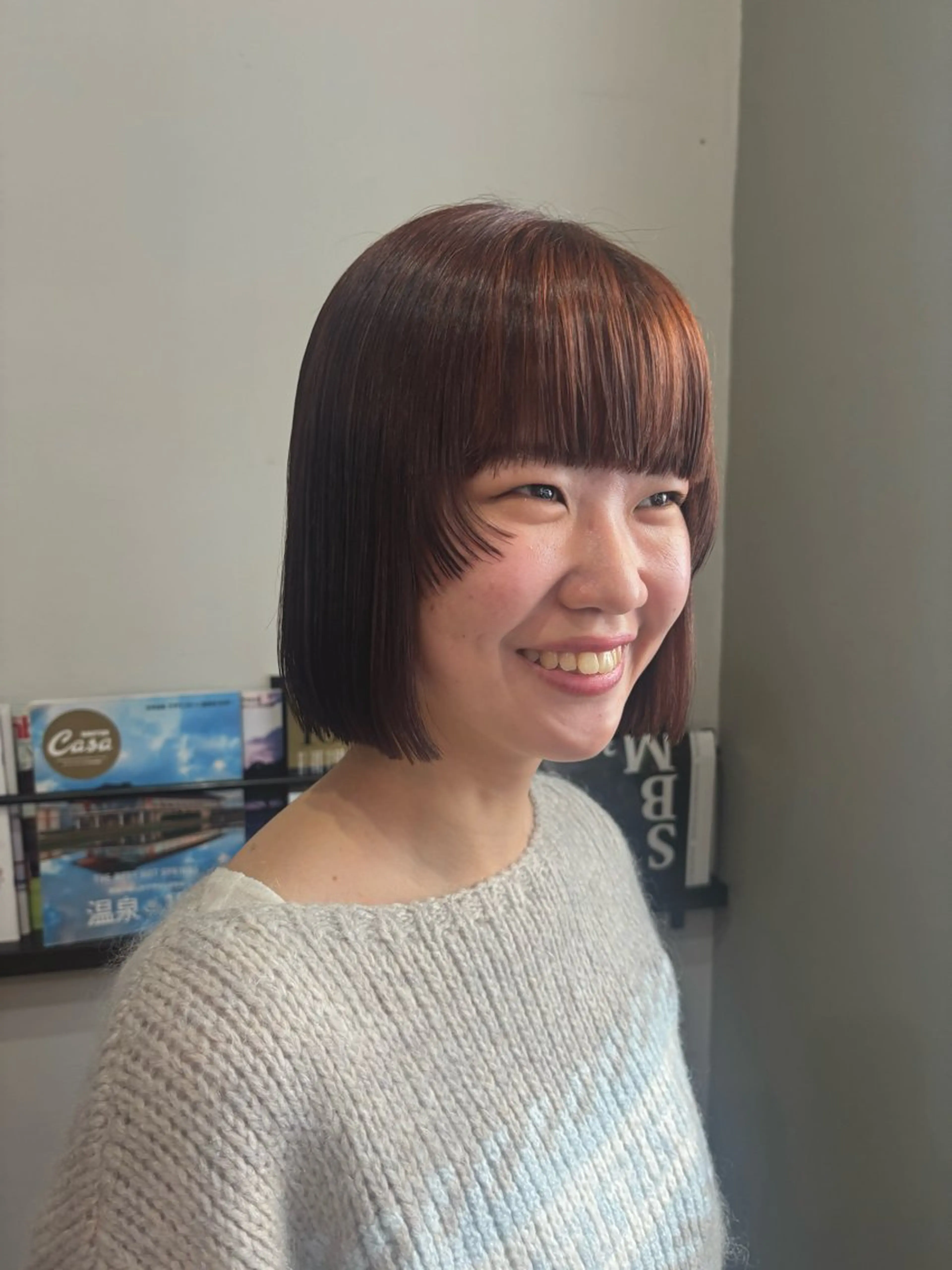 ショート カット ヘアカラー トリートメント 井本 早紀のヘアスタイル