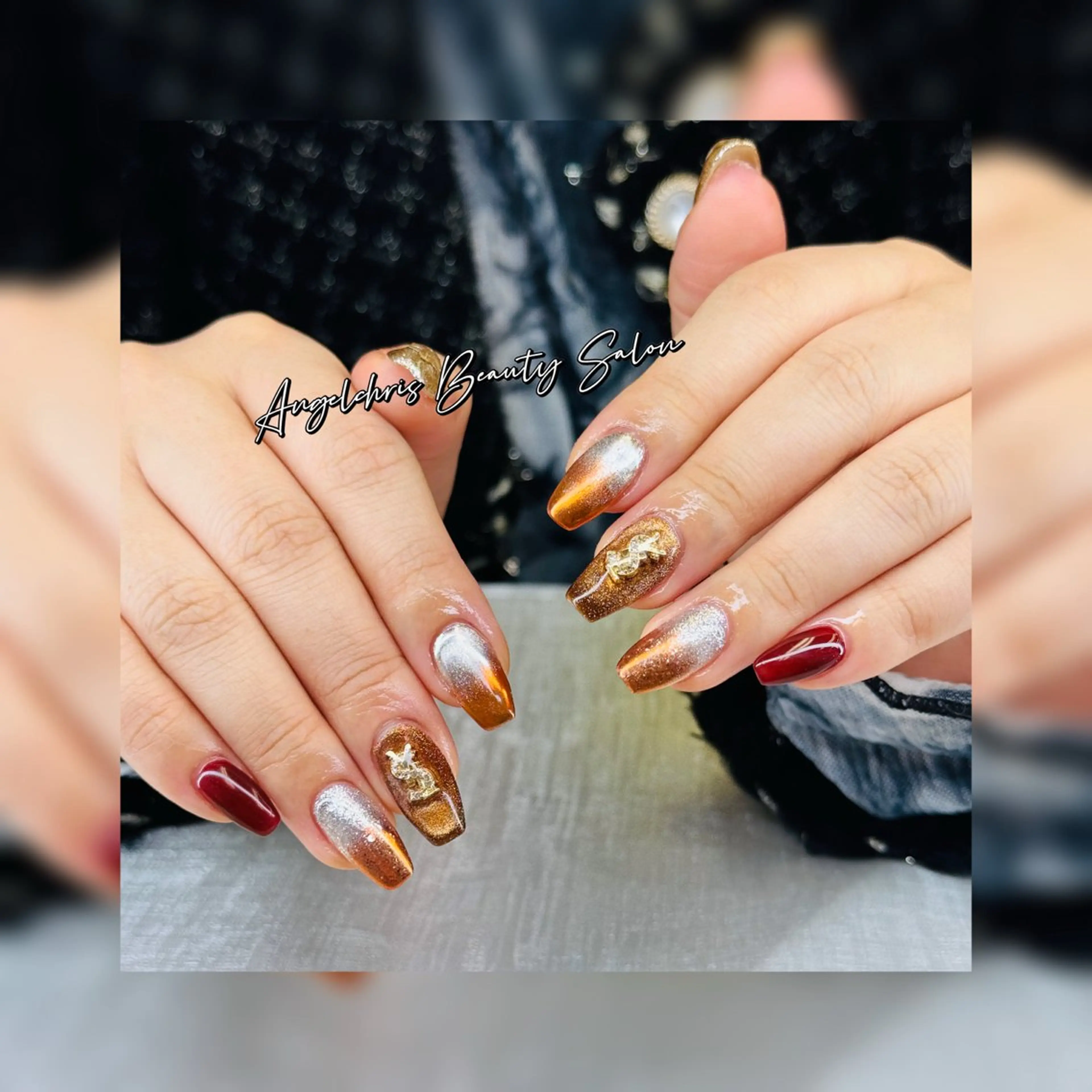 ネイル ハンドネイル AngelChris ビューティーサロンのネイルデザイン