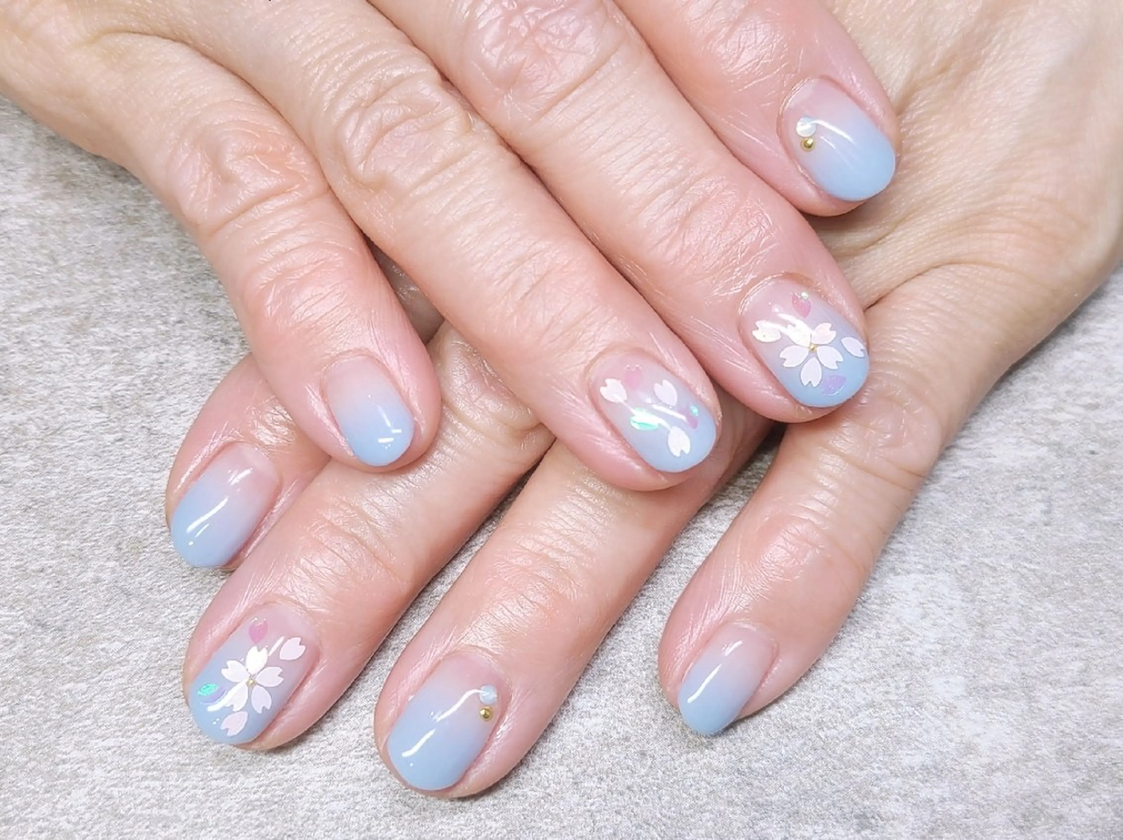 【オフ込】華やぎアクセントちょいたしB ¥7,000 ※スカルプ/ハード/チップオフ代+¥2,500の写真