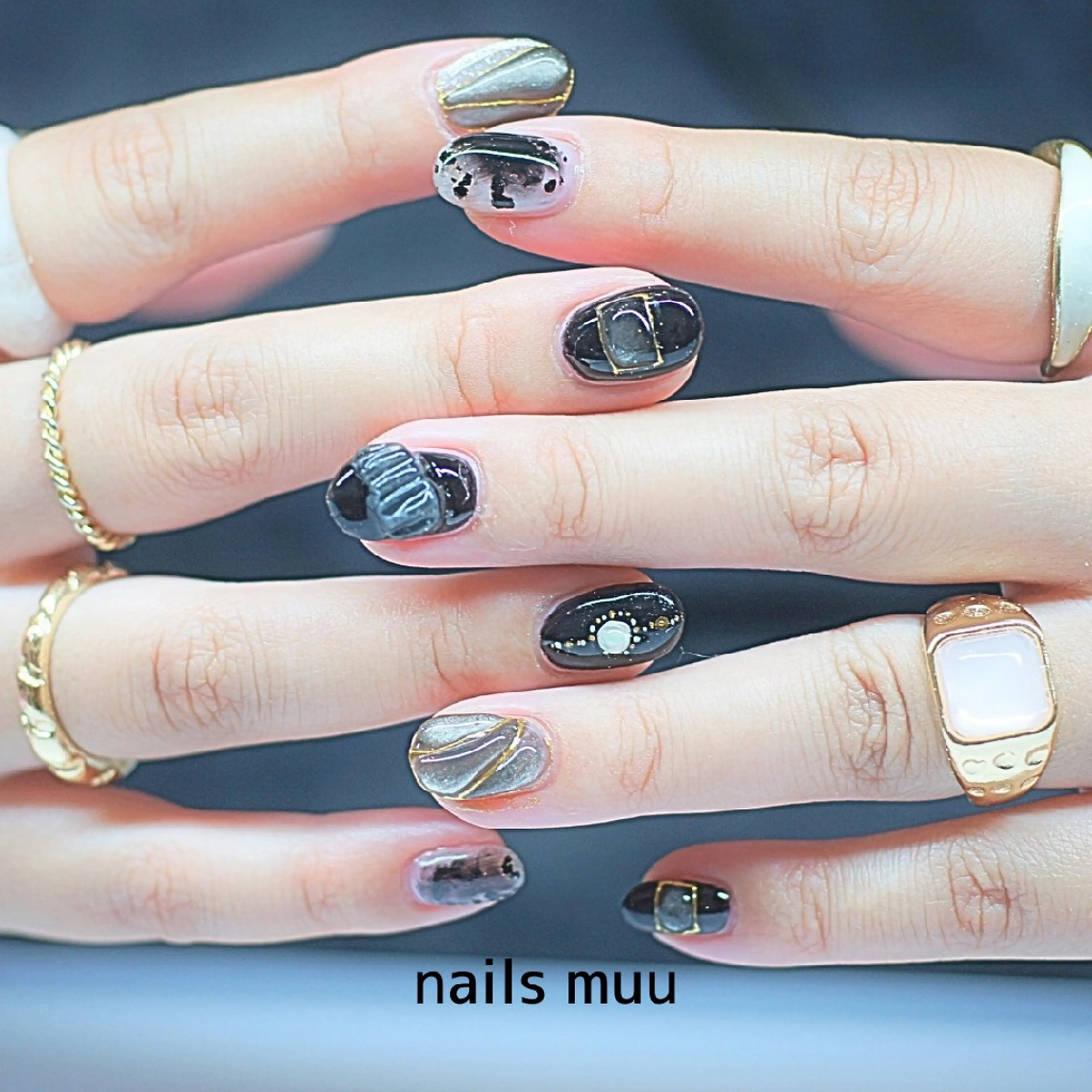 ネイル ジェルネイル ハンドネイル nails muu まゆのネイルデザイン