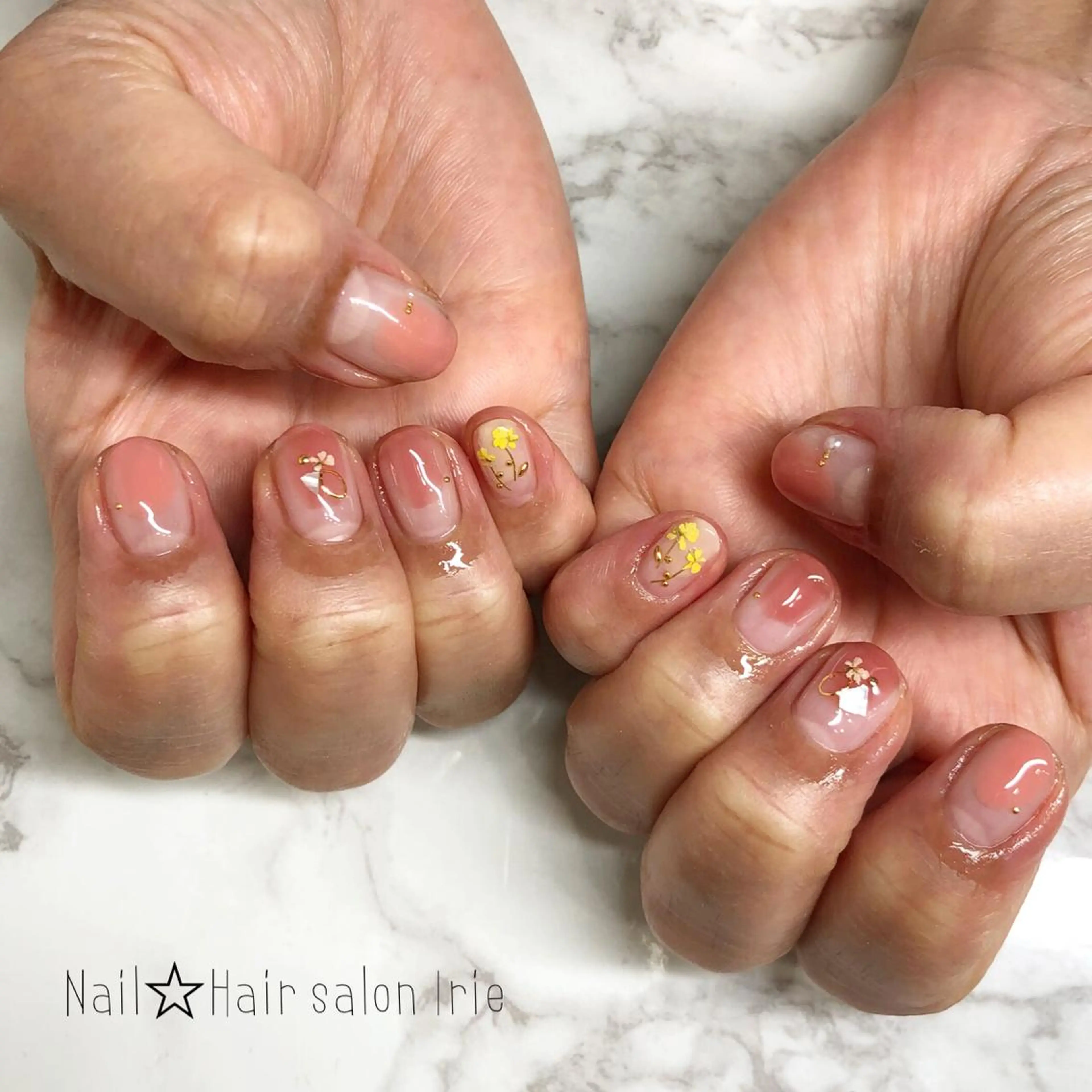 ネイル ハンドネイル Hair salon Irie所属・與儀 知佳のネイルデザイン