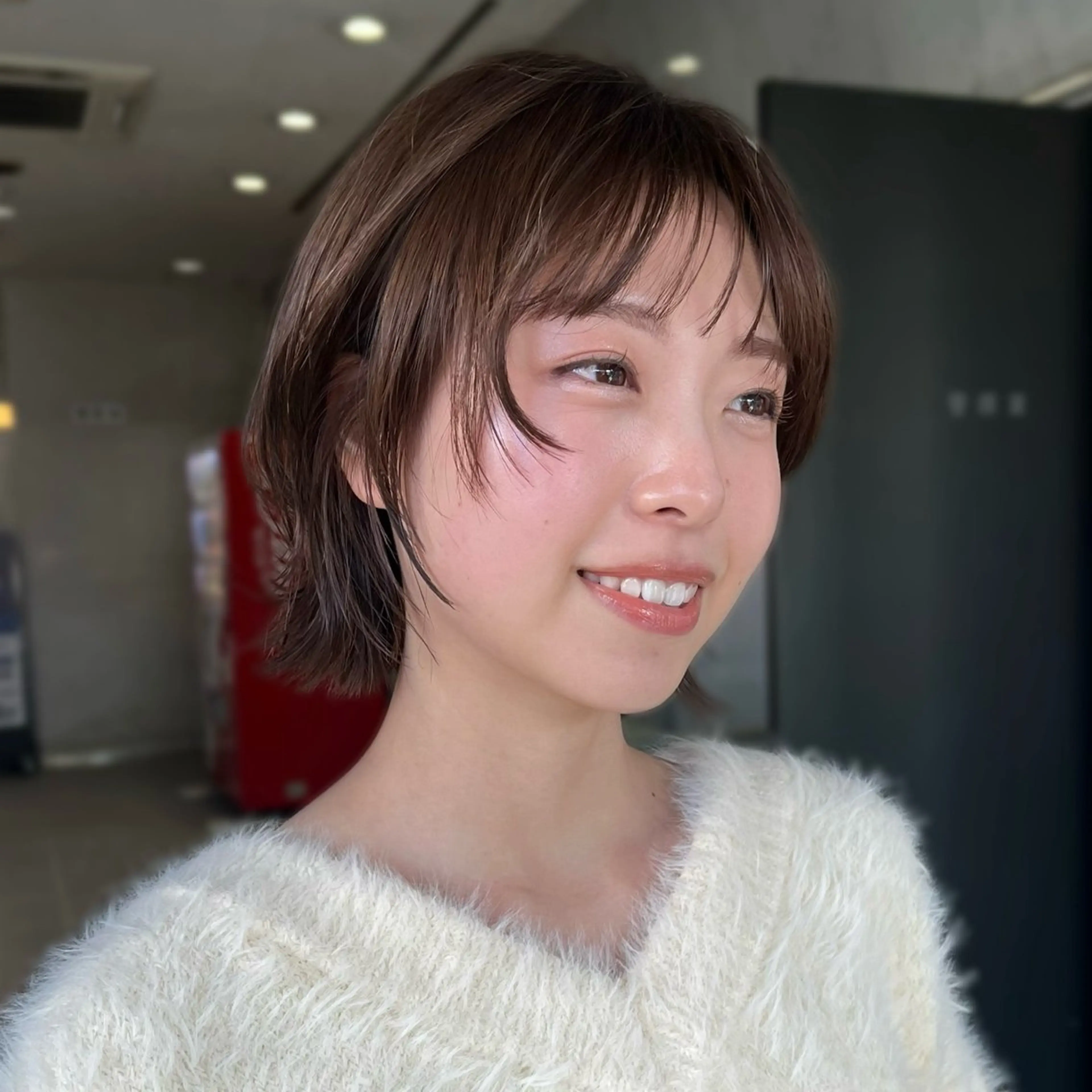 ショート カット たおちゃん／レイヤー ／透明感カラーのヘアスタイル